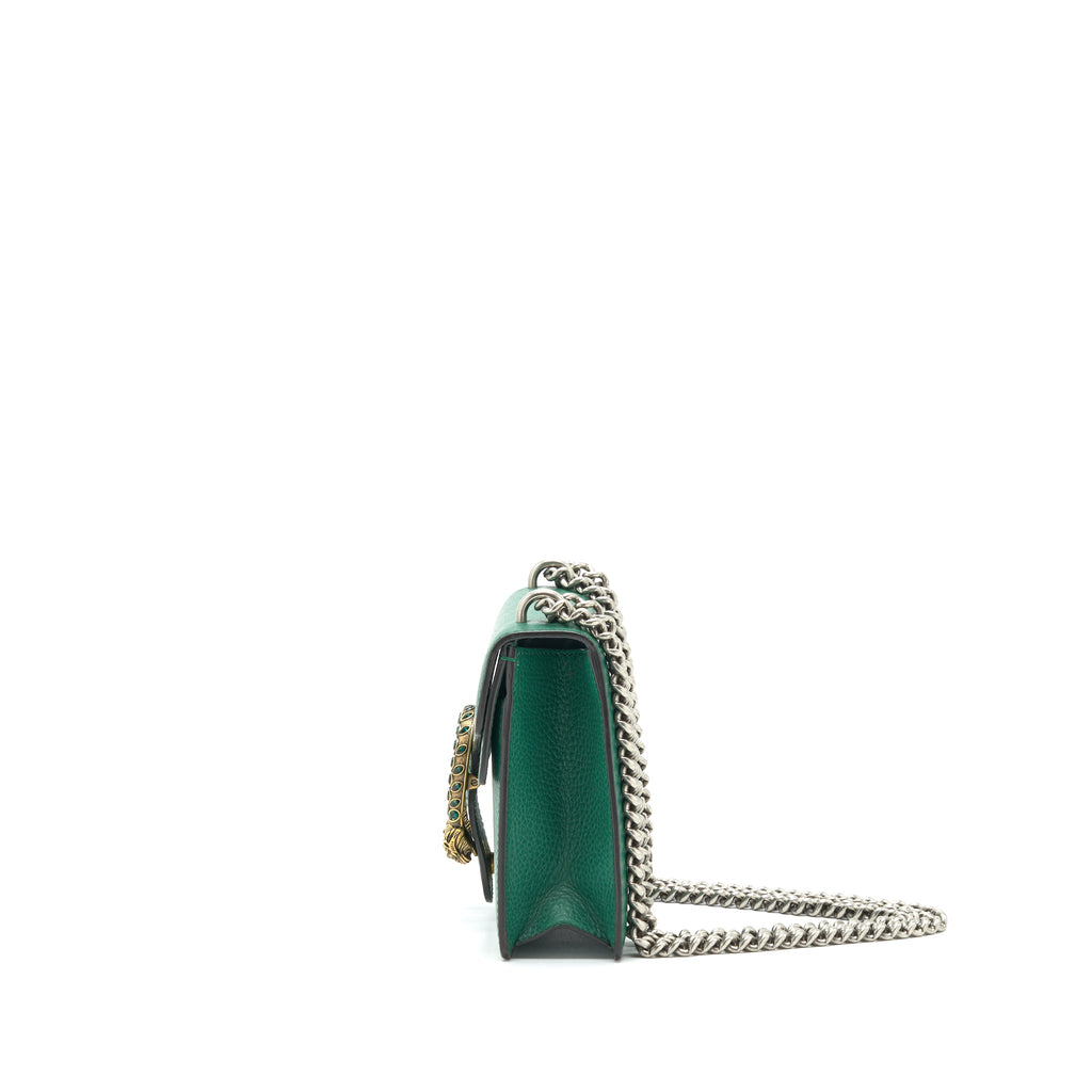 GUCCI MINI DIONYSUS BAG GREEN MULTI COLOUR HARDWARE