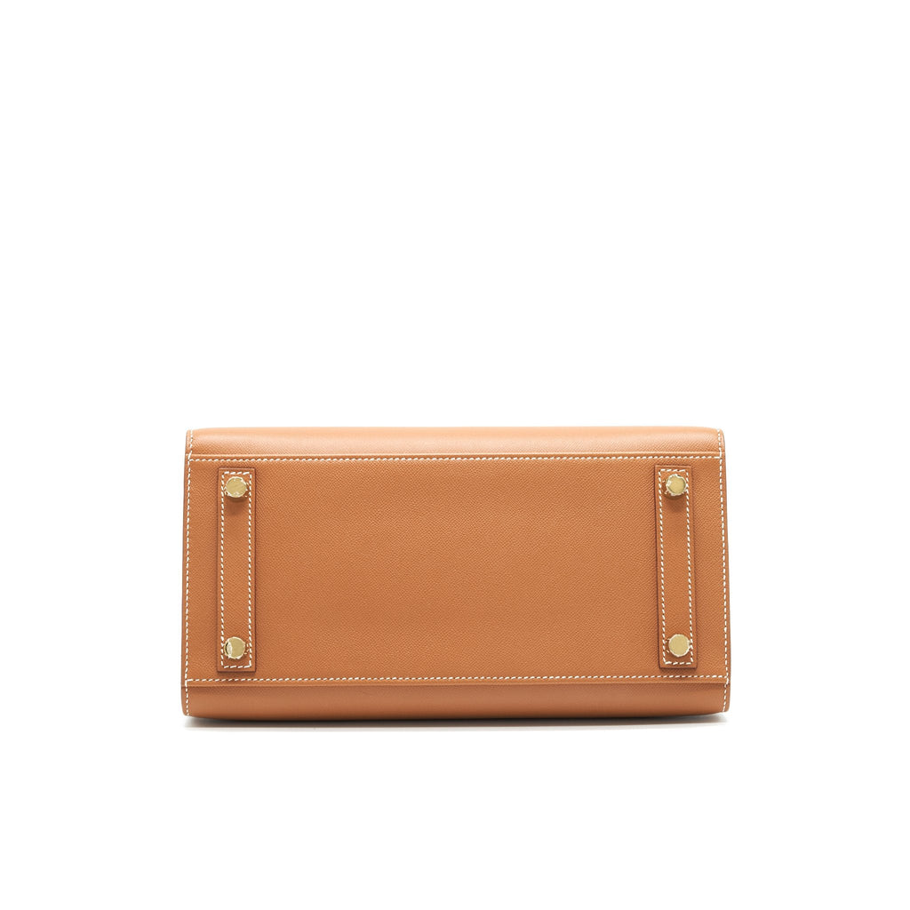 HERMES BIRKIN 25 SELLIER MADAME GOLD GHW