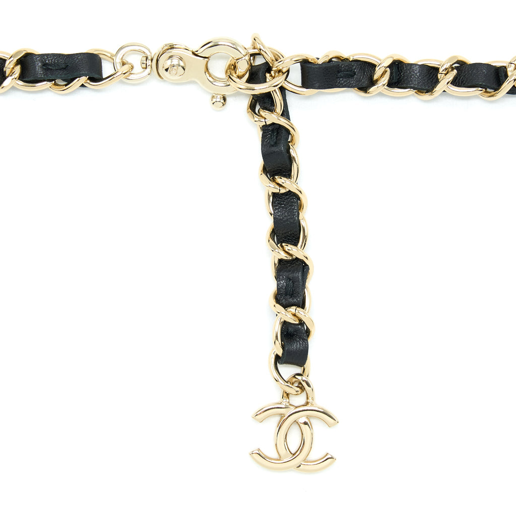 CHANEL 22S HEART BELT BAG LAMBSKIN BLACK LGHW