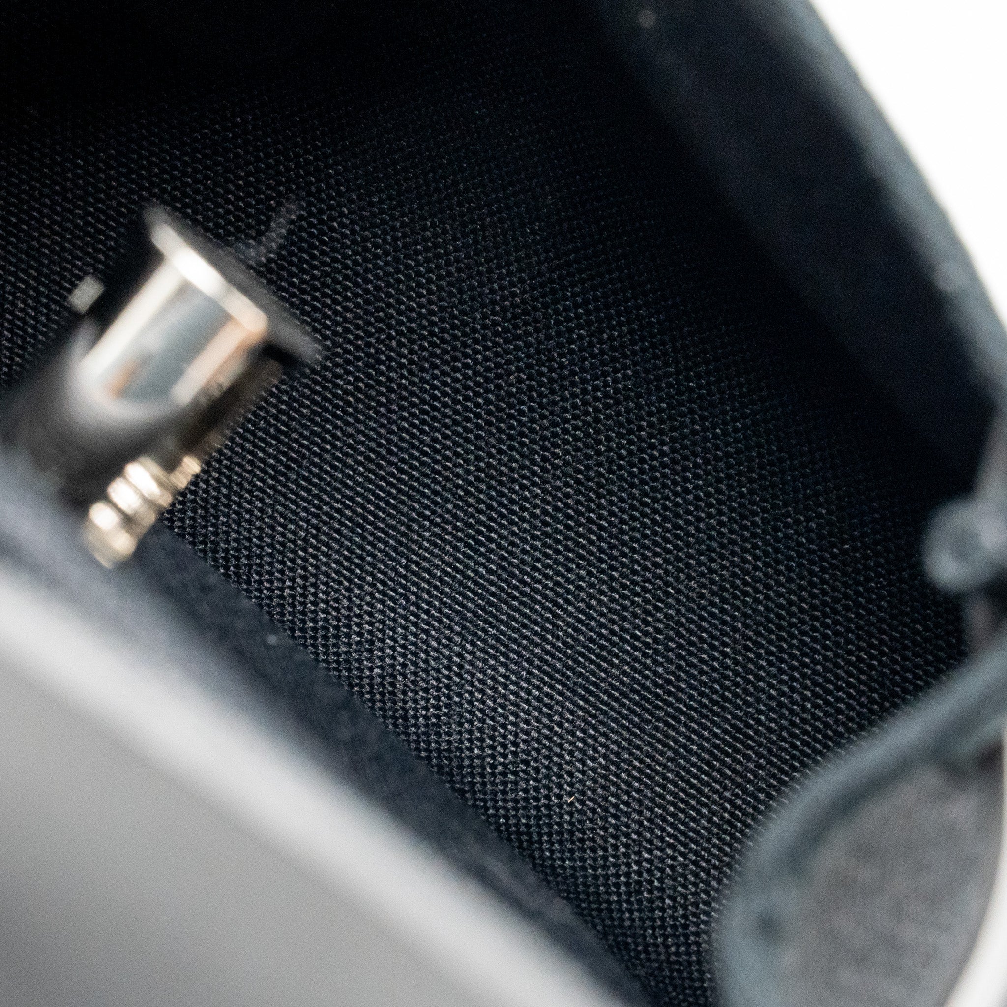 HERMES HERBAG MINI CANVAS/HUNTER LEATHER BLACK SHW