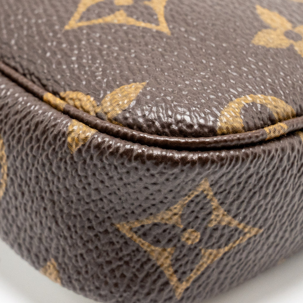 LOUIS VUITTON MINI POCHETTE HOLIDAY LIMITED PRINT MONOGRAM CANVAS GHW