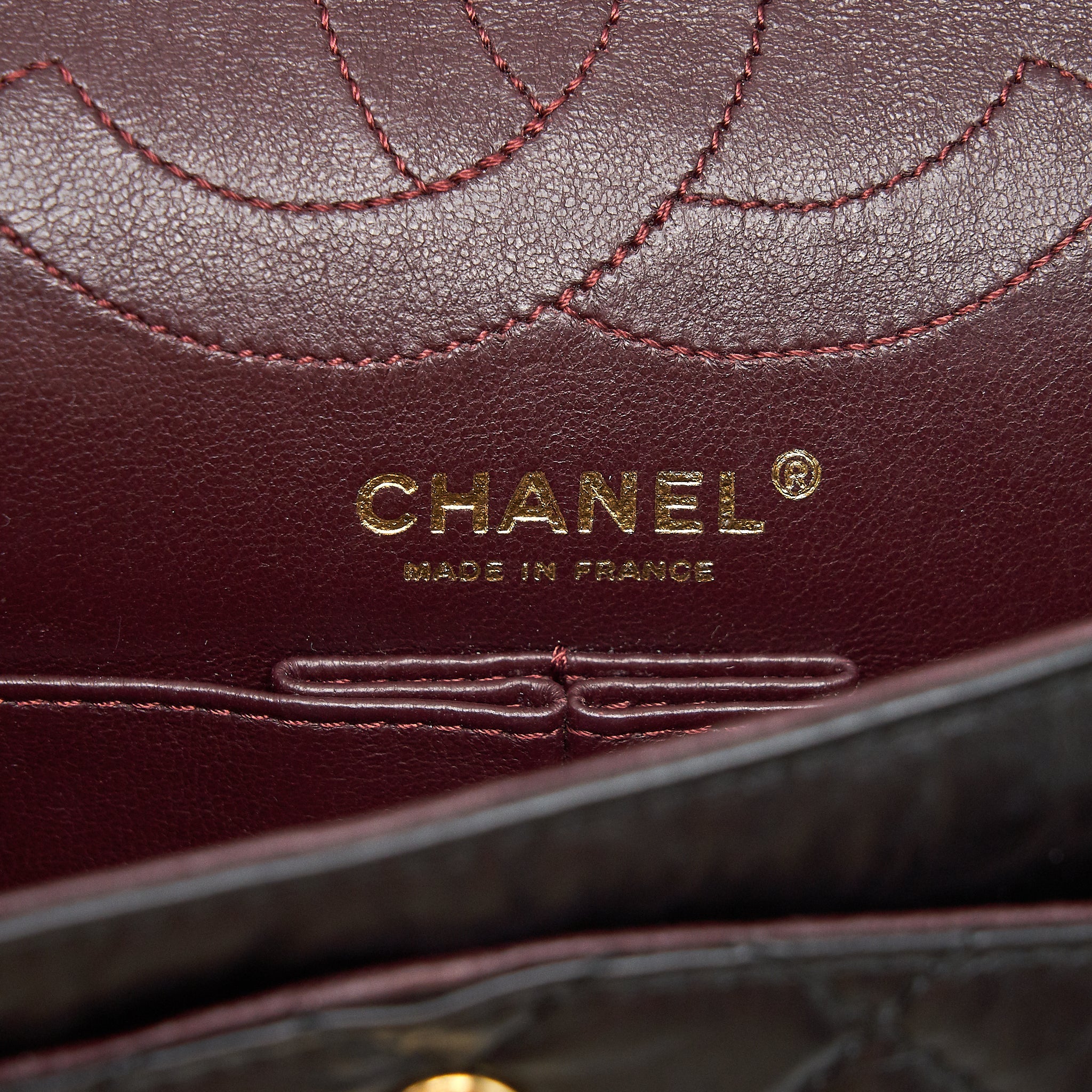 CHANEL 2.55 225 SMALL REISSUE DOUBLE FLAP BAG AGED CALFSKIN BLACK GHW