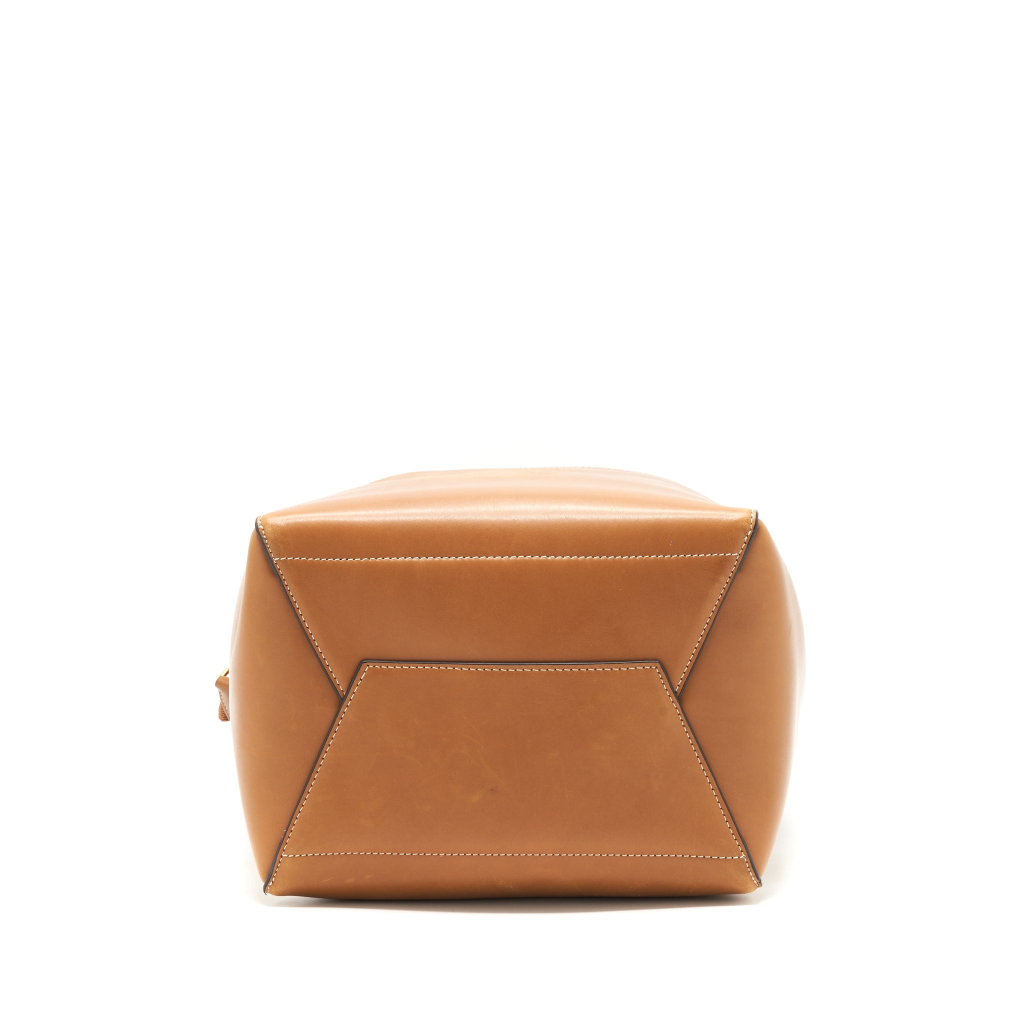 CELINE SANGLE BUCKET BAG BROWN GHW