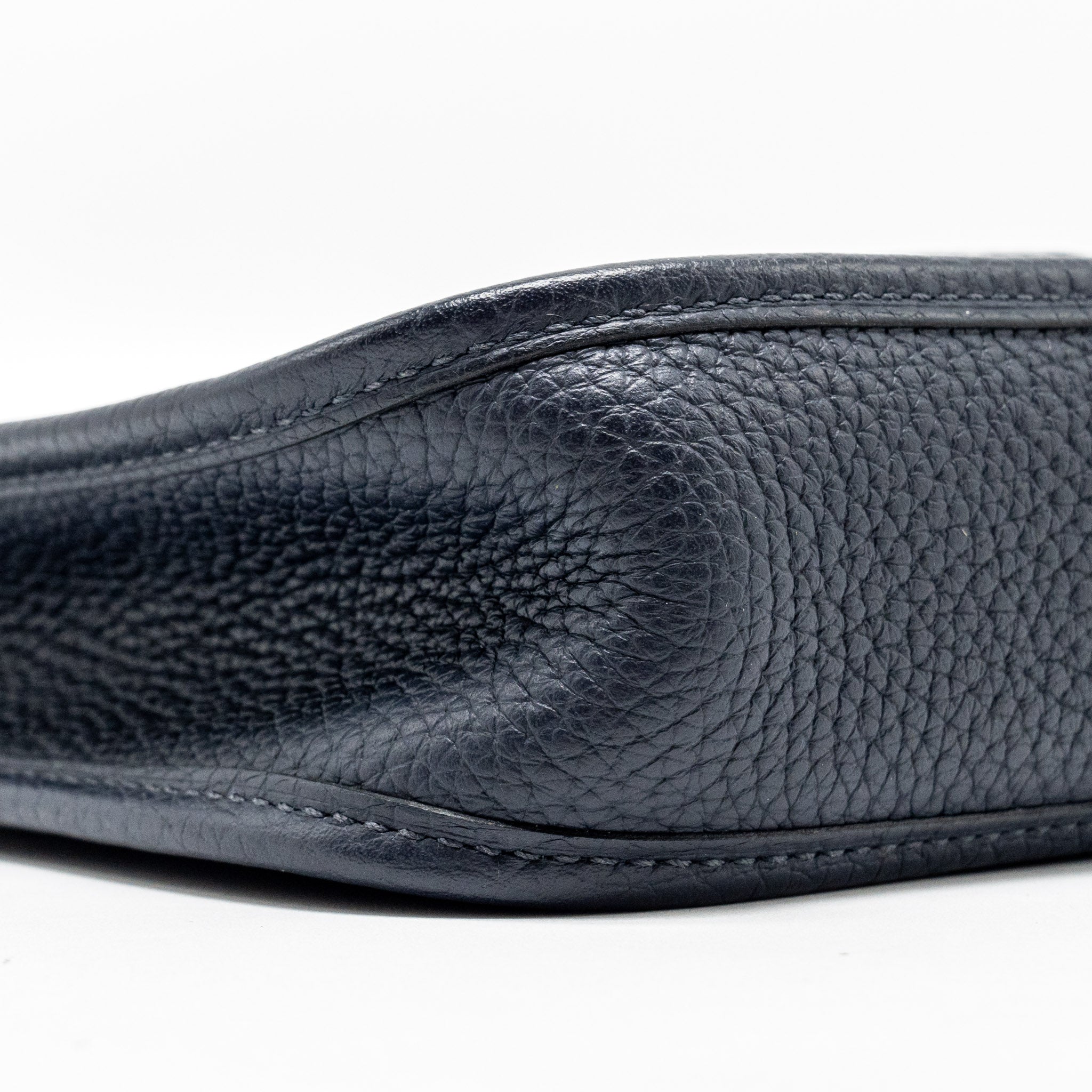 HERMES MINI EVELYN CLEMENCE BLUE NUIT GHW
