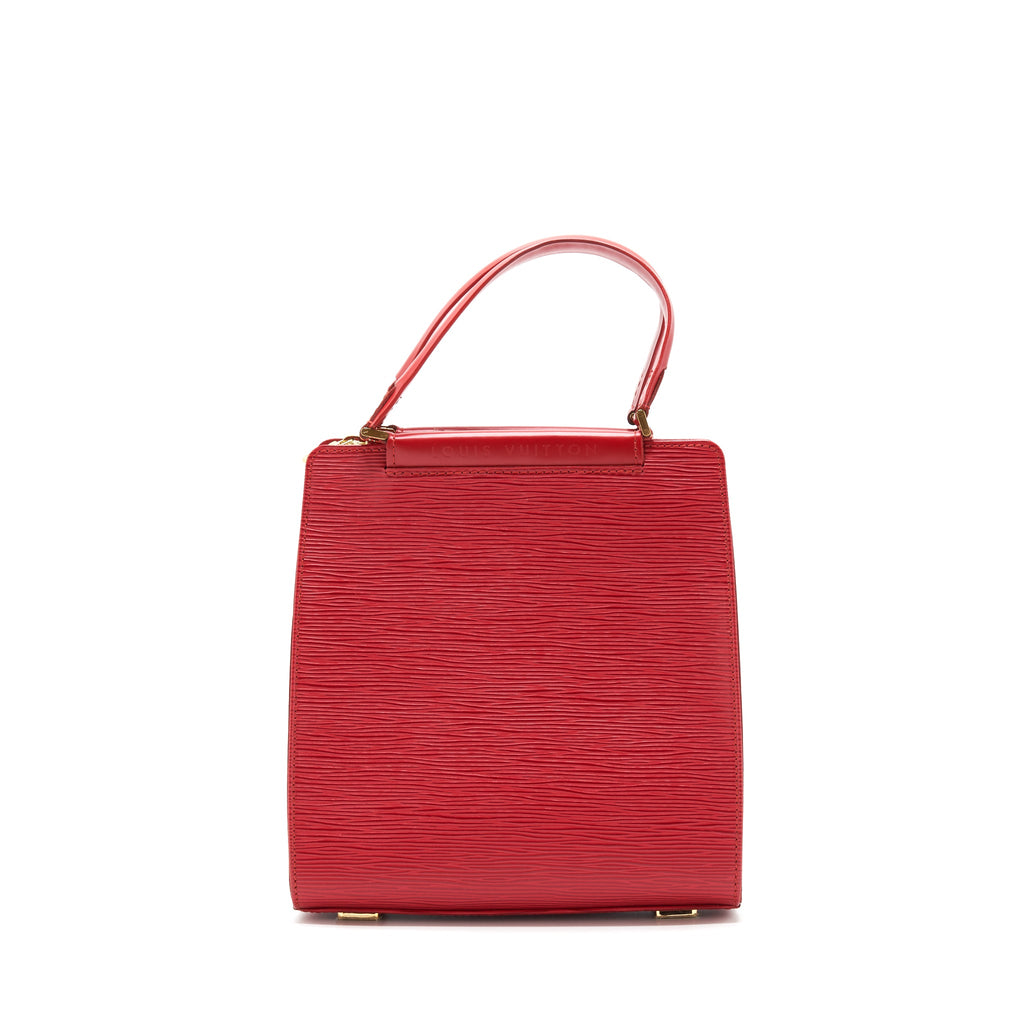LOUIS VUITTON VINTAGE EPI RED HANDLE BAG