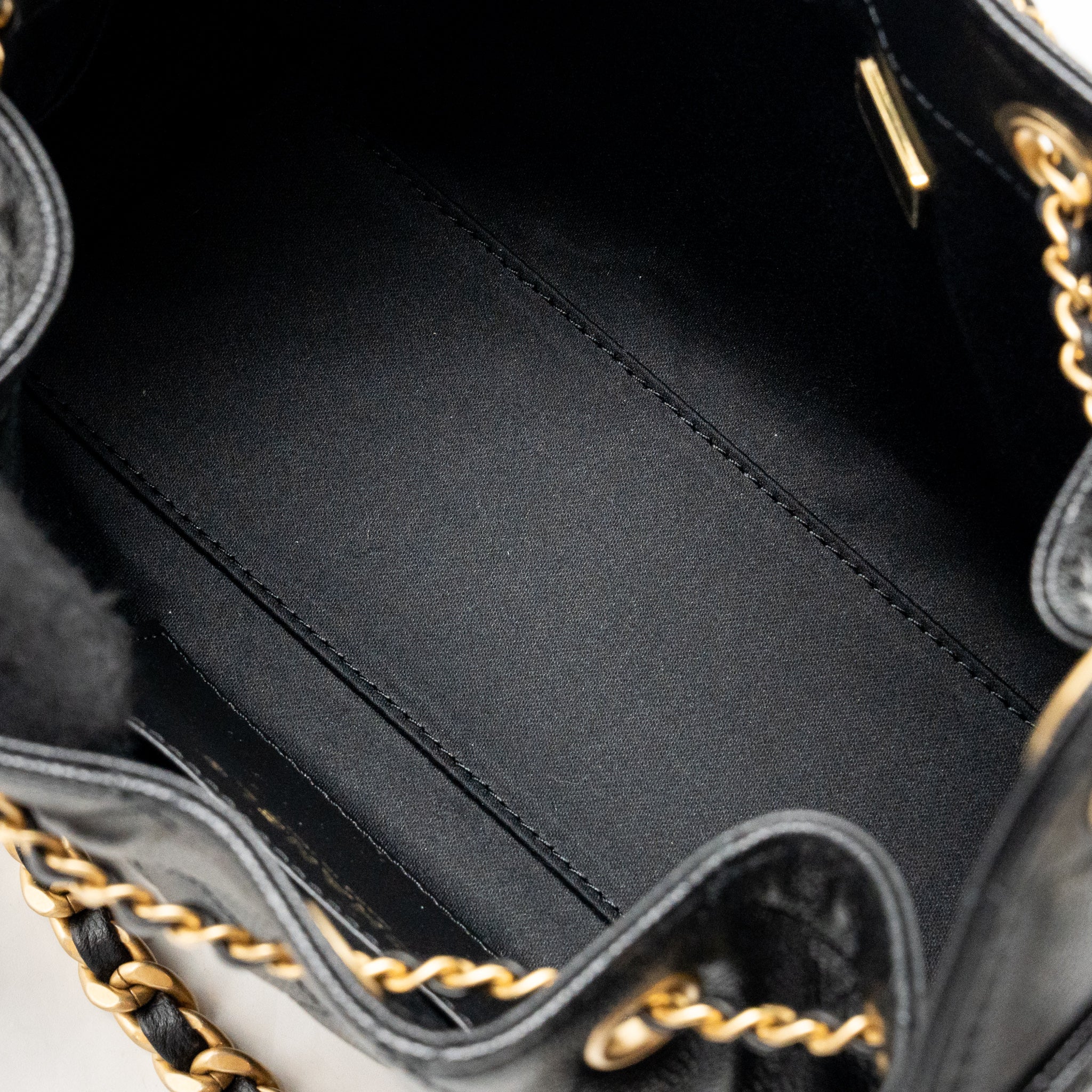 CHANEL MINI 25 BAG CAVIAR BLACK GHW (MICROCHIP)
