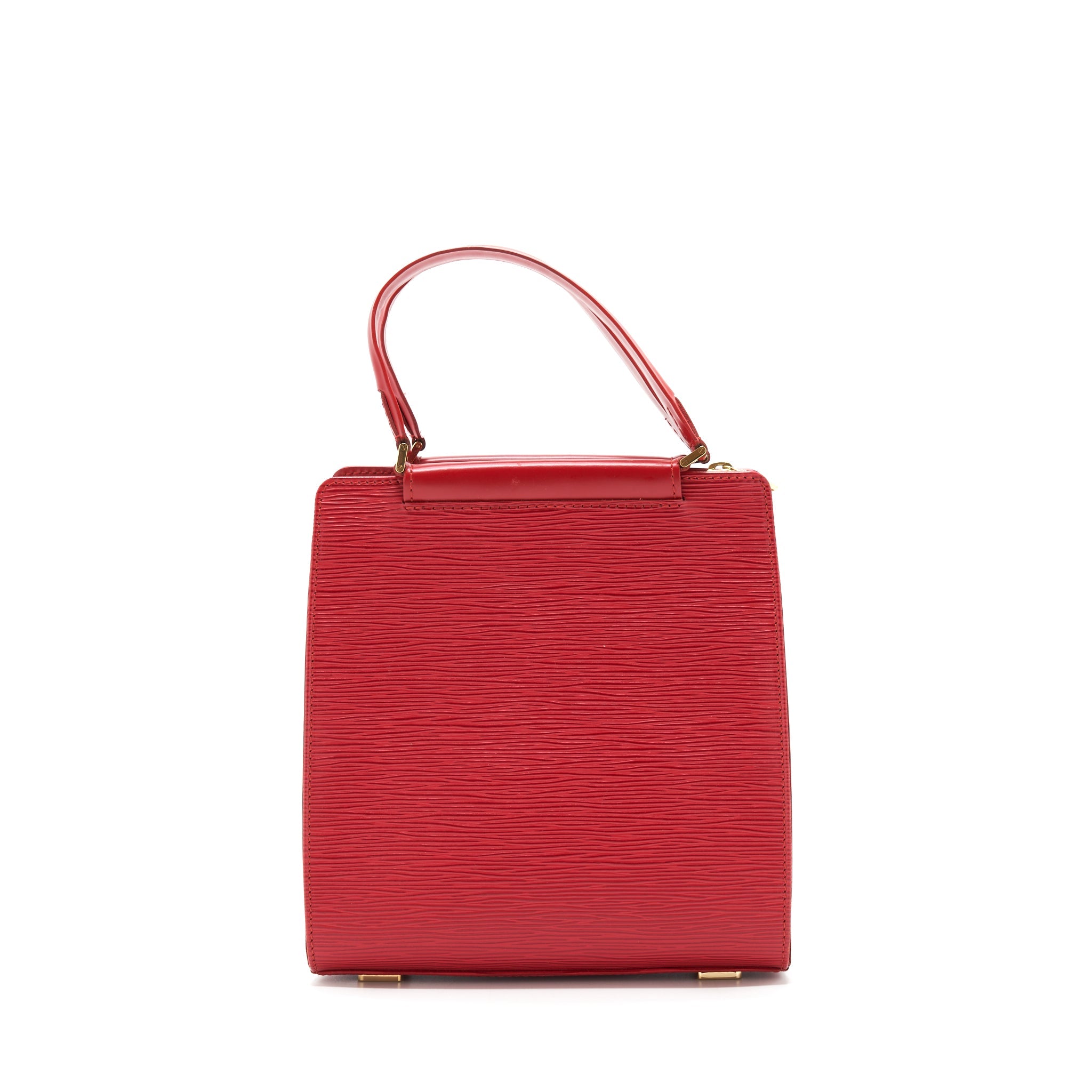 LOUIS VUITTON VINTAGE EPI RED HANDLE BAG