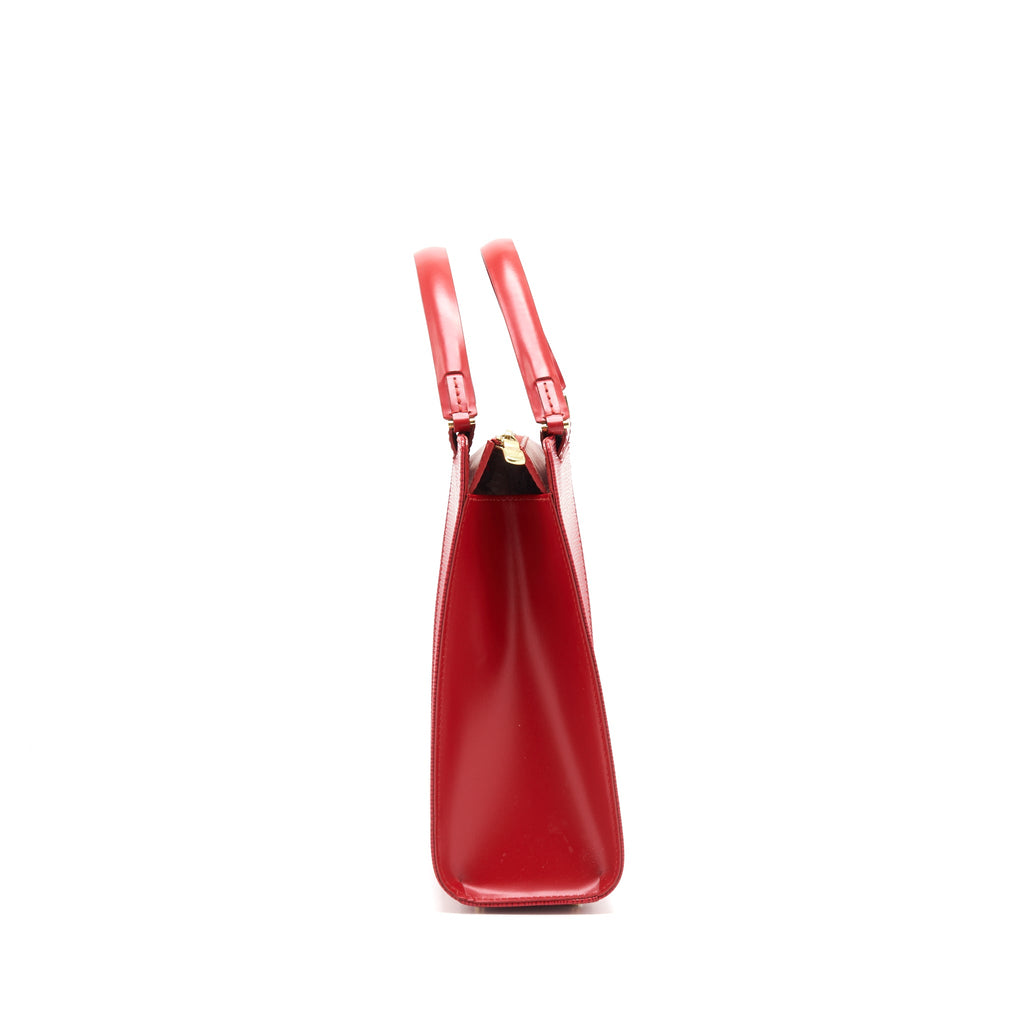 LOUIS VUITTON VINTAGE EPI RED HANDLE BAG