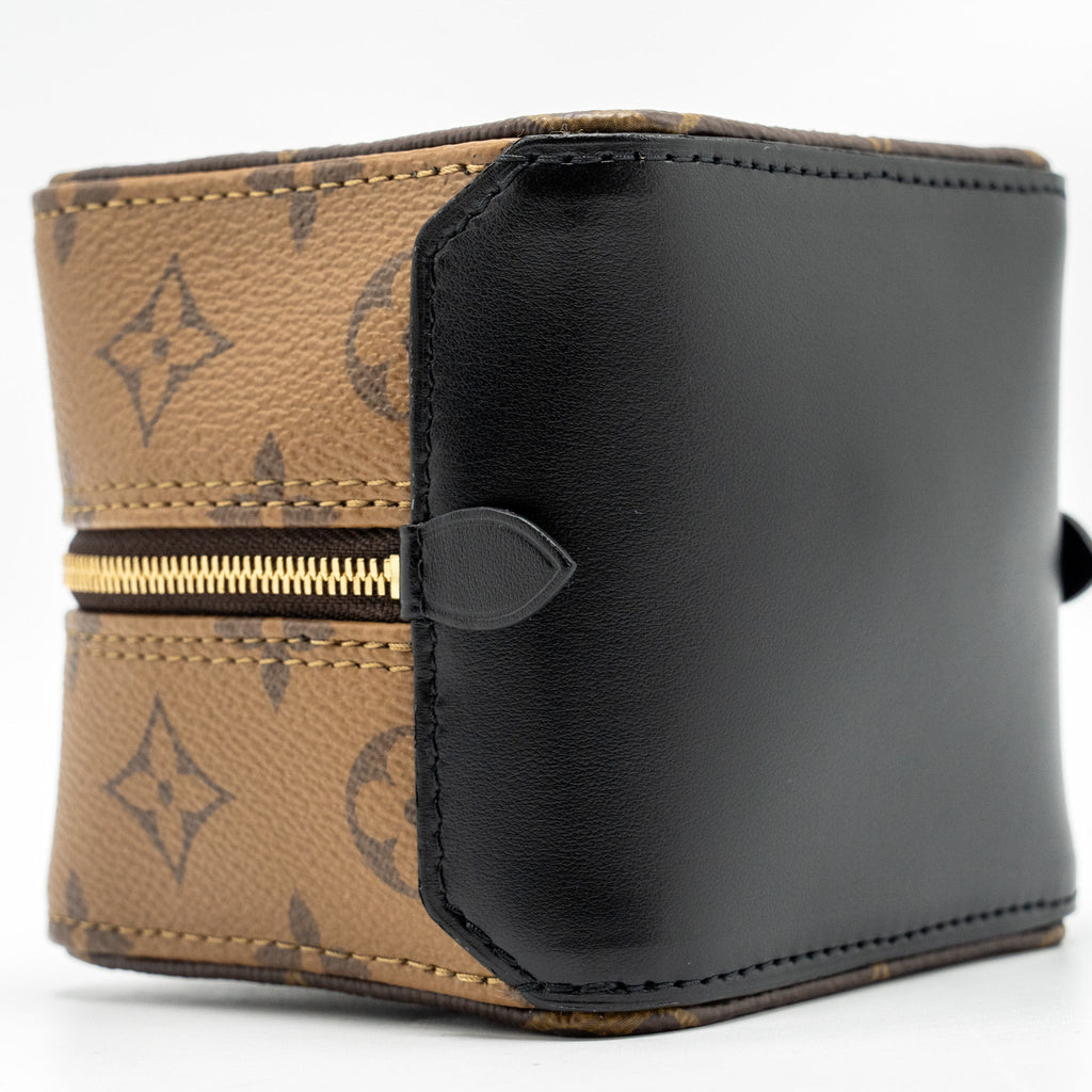 LOUIS VUITTON DICE BAG REVERSE MONOGRAM CANVAS / LEATHER GHW