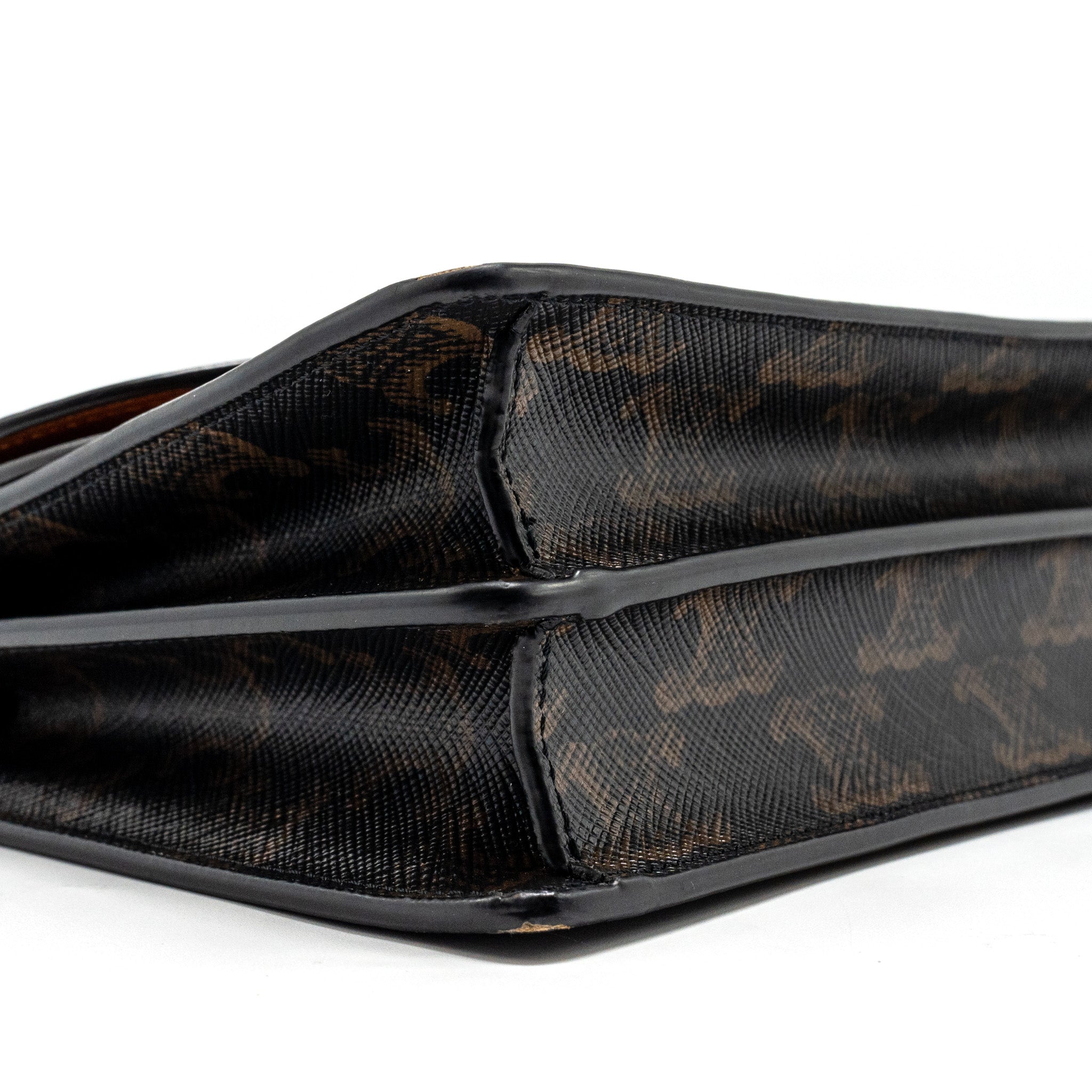 CELINE WALLET ON STRAP TRIOMPHE CANVAS/SMOOTH LAMBSKIN TAN GHW