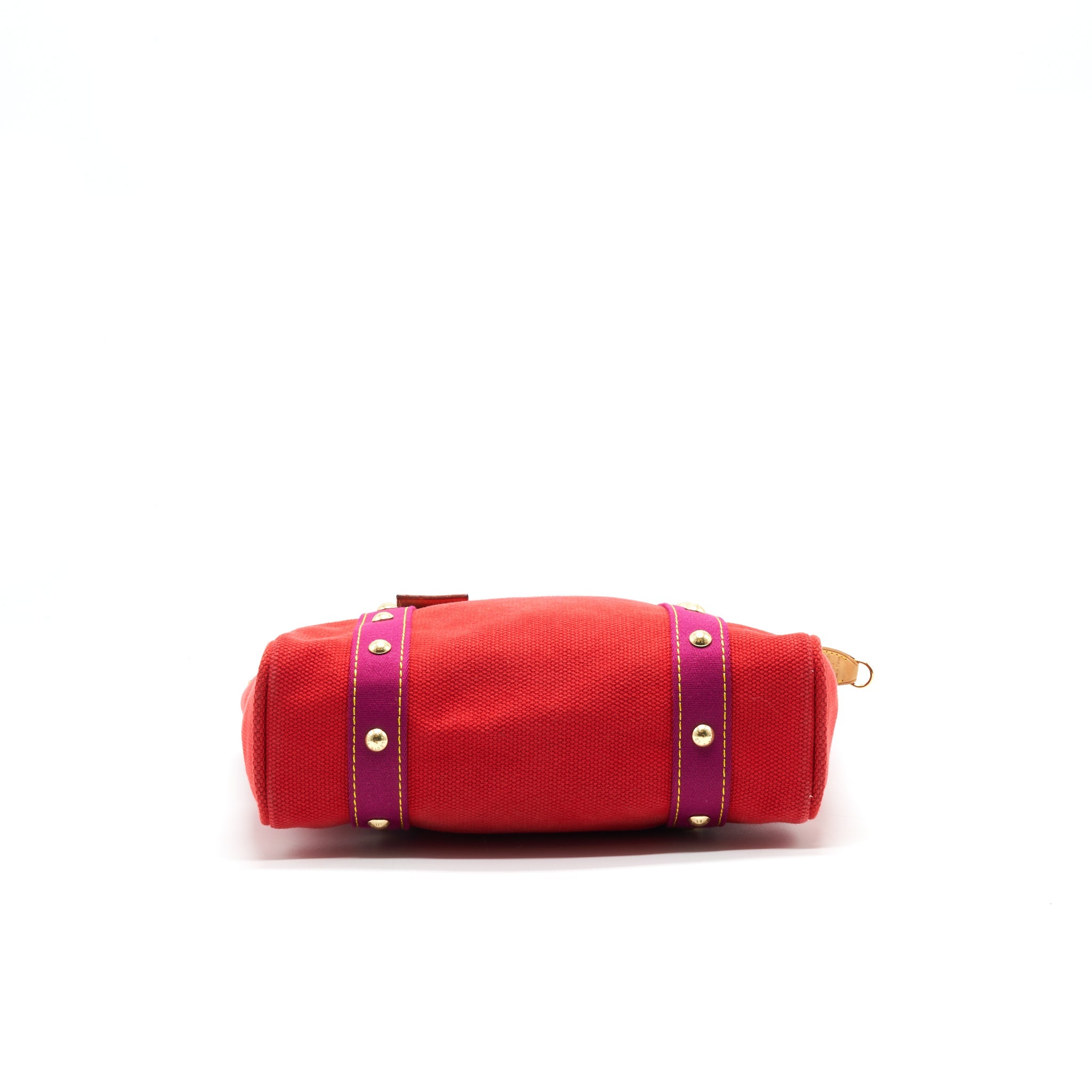LOUIS VUITTON CANVAS TOTE BAG IN RED