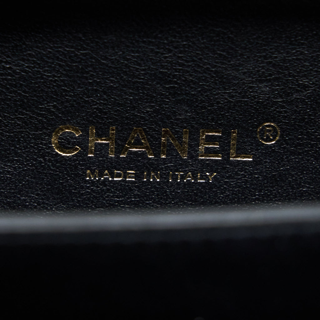 CHANEL FILIGREE VANITY CASE CAVIAR BLACK GHW