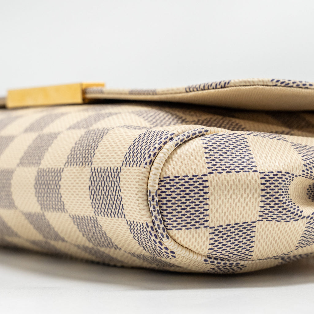 LOUIS VUITTON FAVORITE MM DAMIER AZUR CANVAS GHW