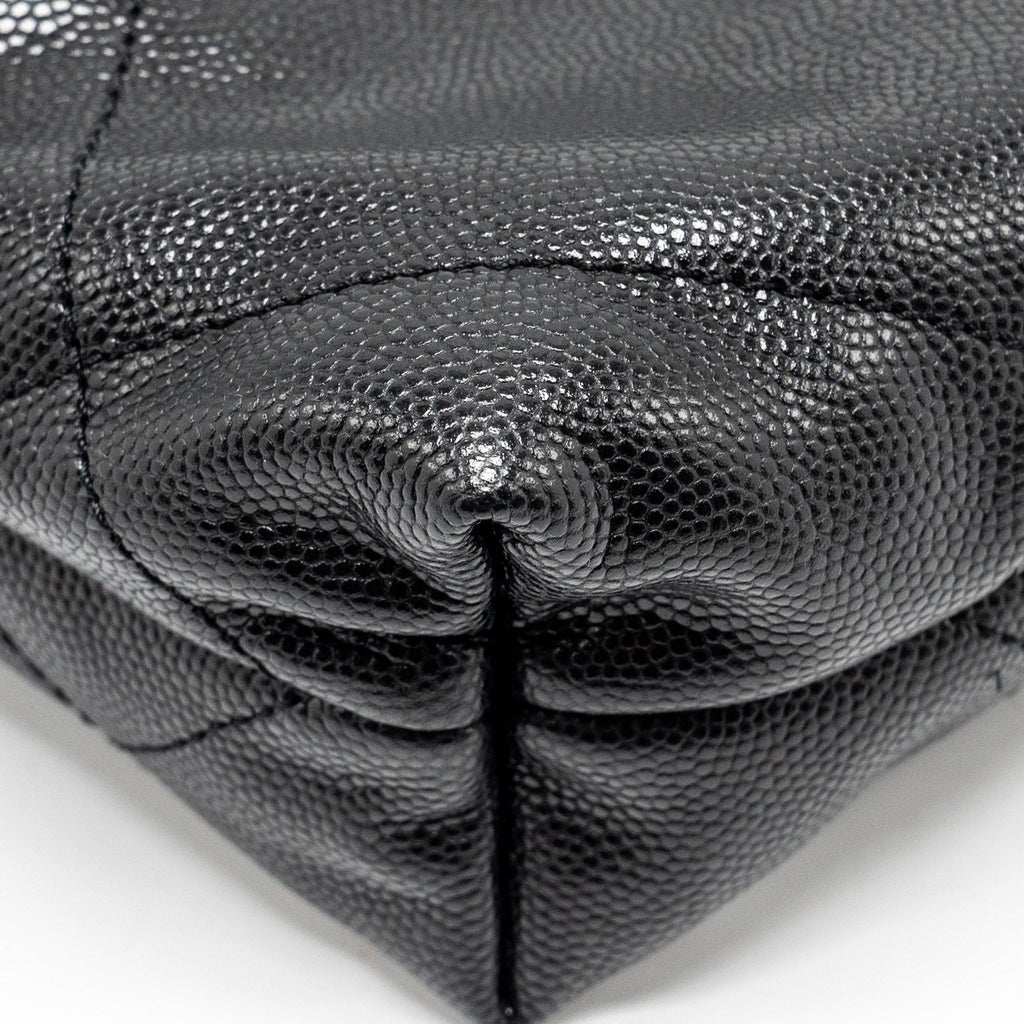 CHANEL MINI 22 BAG CAVIAR BLACK GHW (MICROCHIP)
