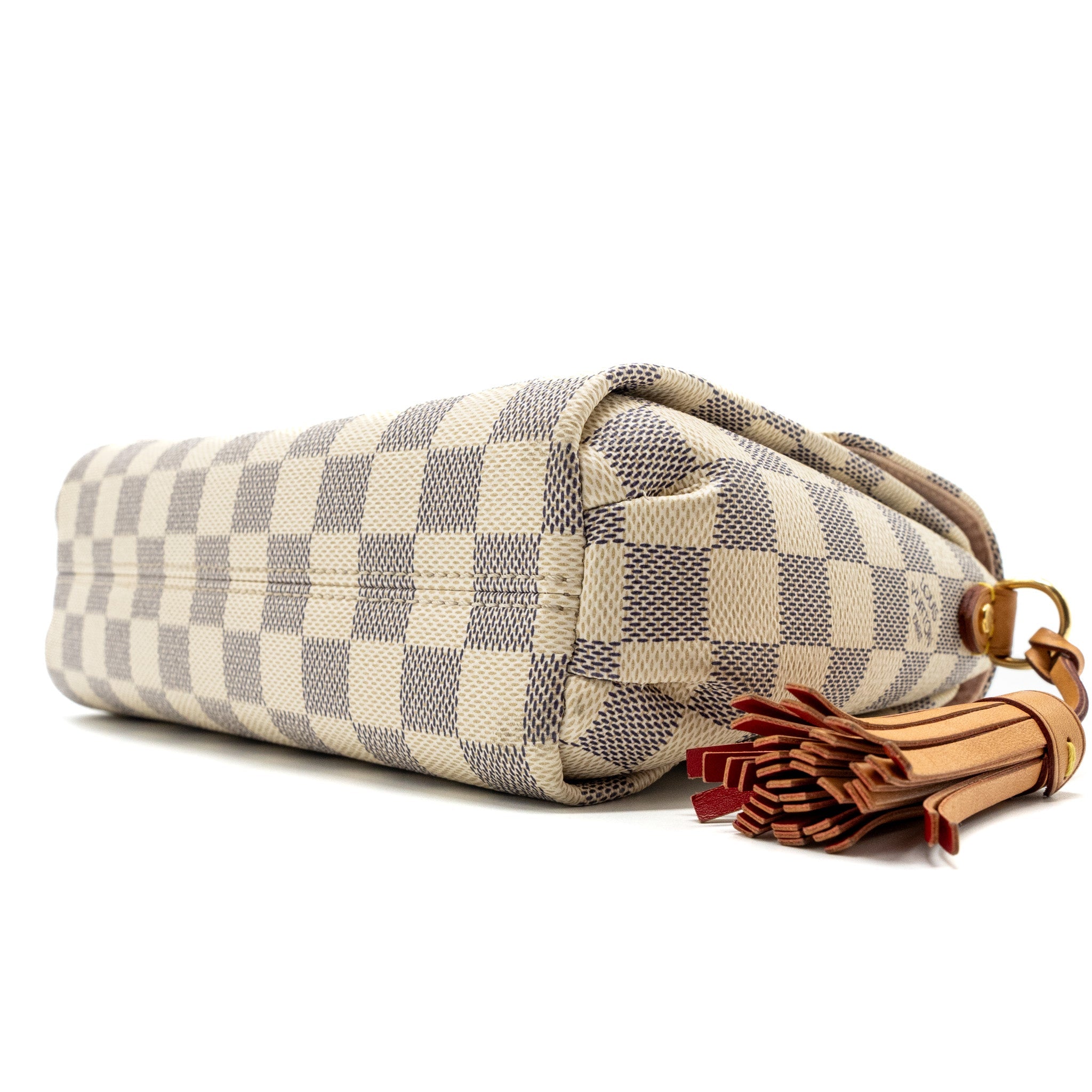 LOUIS VUITTON CROISETTE DAMIER AZUR CANVAS GHW