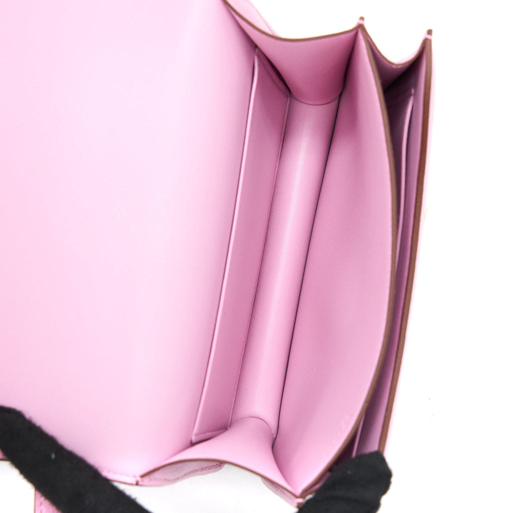 HERMES MINI CONSTANCE CHÈVRE MYSORE X9 MAUVE SYLVESTRE RGHW