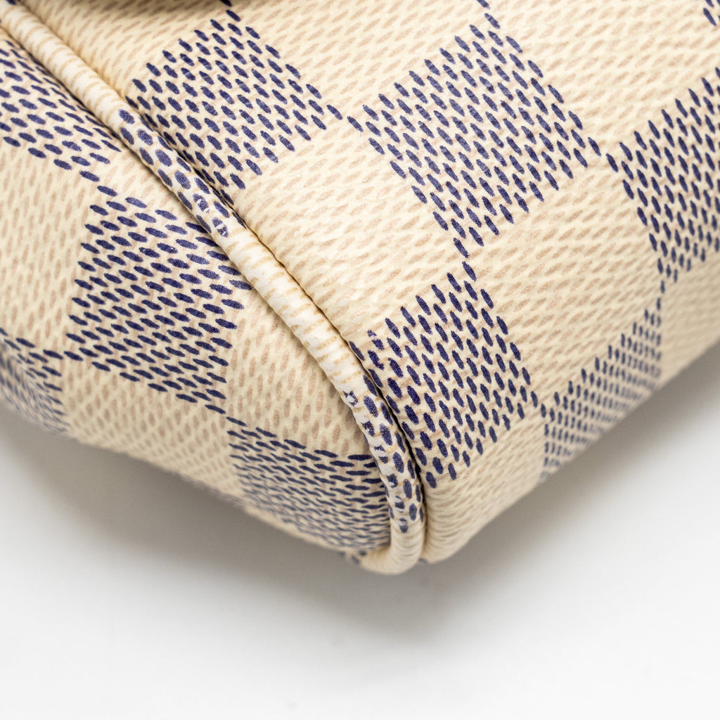 LOUIS VUITTON FAVORITE MM DAMIER AZUR CANVAS GHW