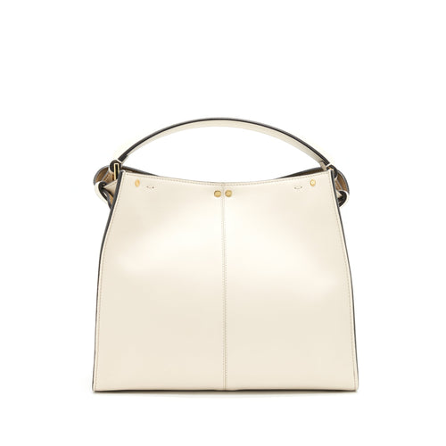 FENDI PEEKABOO X-LITE CALFSKIN CAMELIA GHW