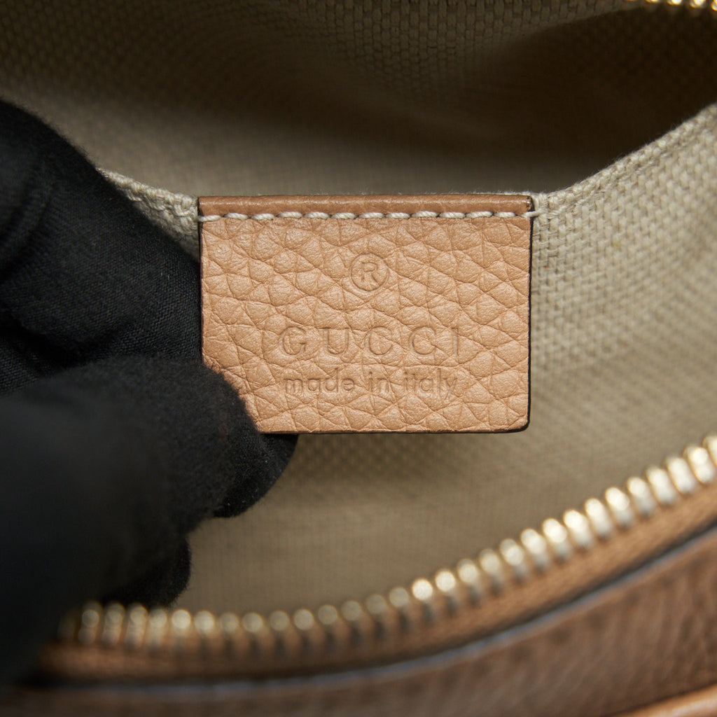 GUCCI SOHO CAMERA BAG BEIGE