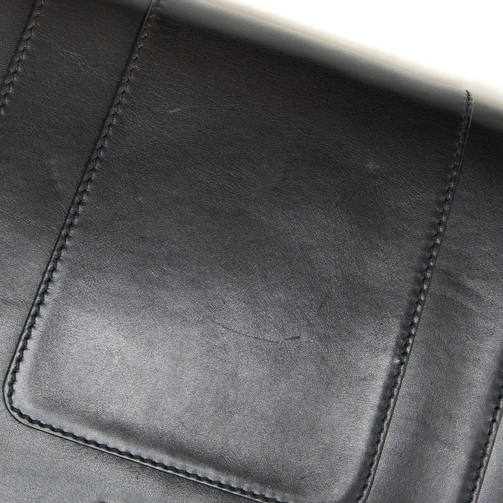 BVLGARI SERPENTI FOREVER FLAP BAG LARGE BLACK GHW