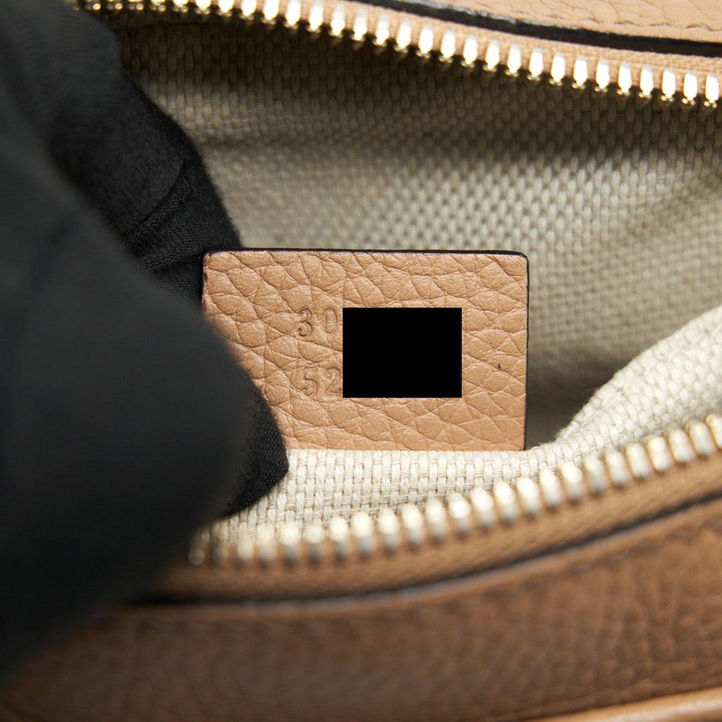 GUCCI SOHO CAMERA BAG BEIGE