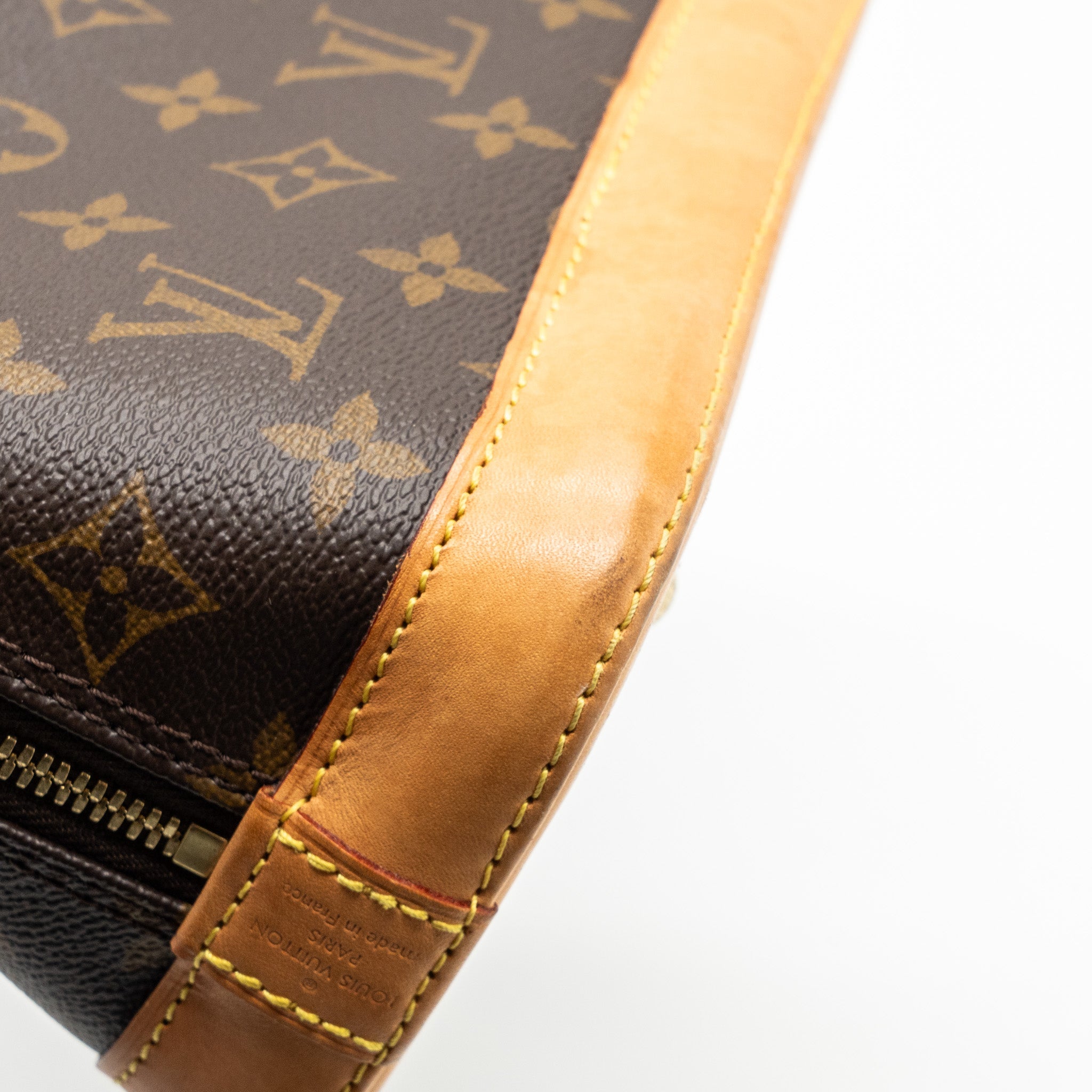 LOUIS VUITTON ALMA BB MONOGRAM CANVAS GHW