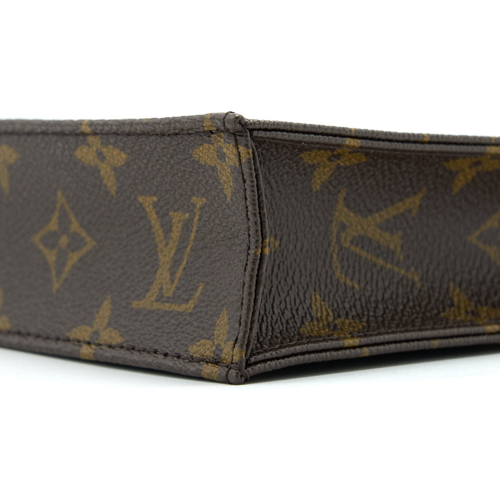 LOUIS VUITTON PETIT SAC PLAT MONOGRAM CANVAS GHW