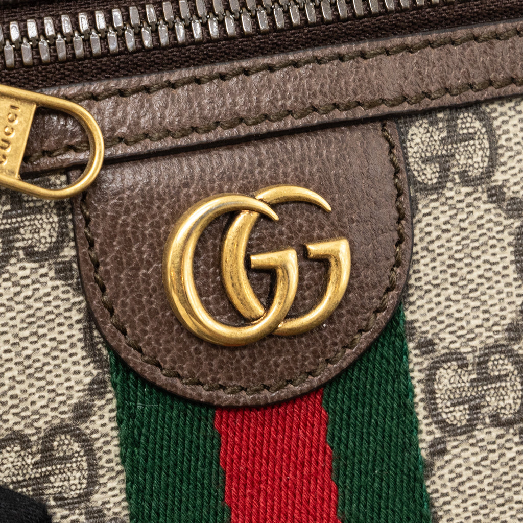 GUCCI OPHIDIA GG SHOULDER BAG CANVAS/ LEATHER MULTICOLOUR GHW