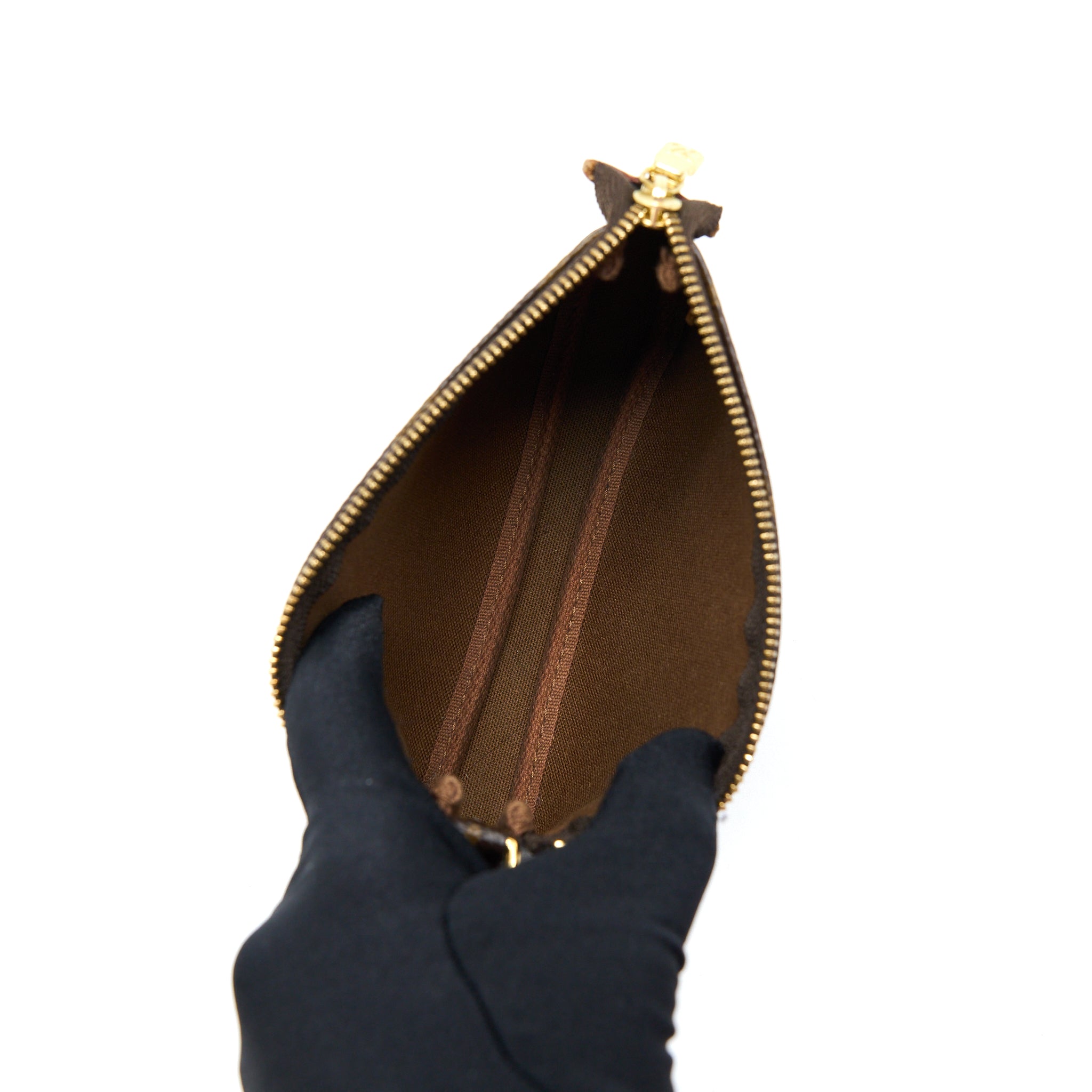 LOUIS VUITTON MINI POCHETTE ACCESSORIES MONOGRAM CANVAS GHW