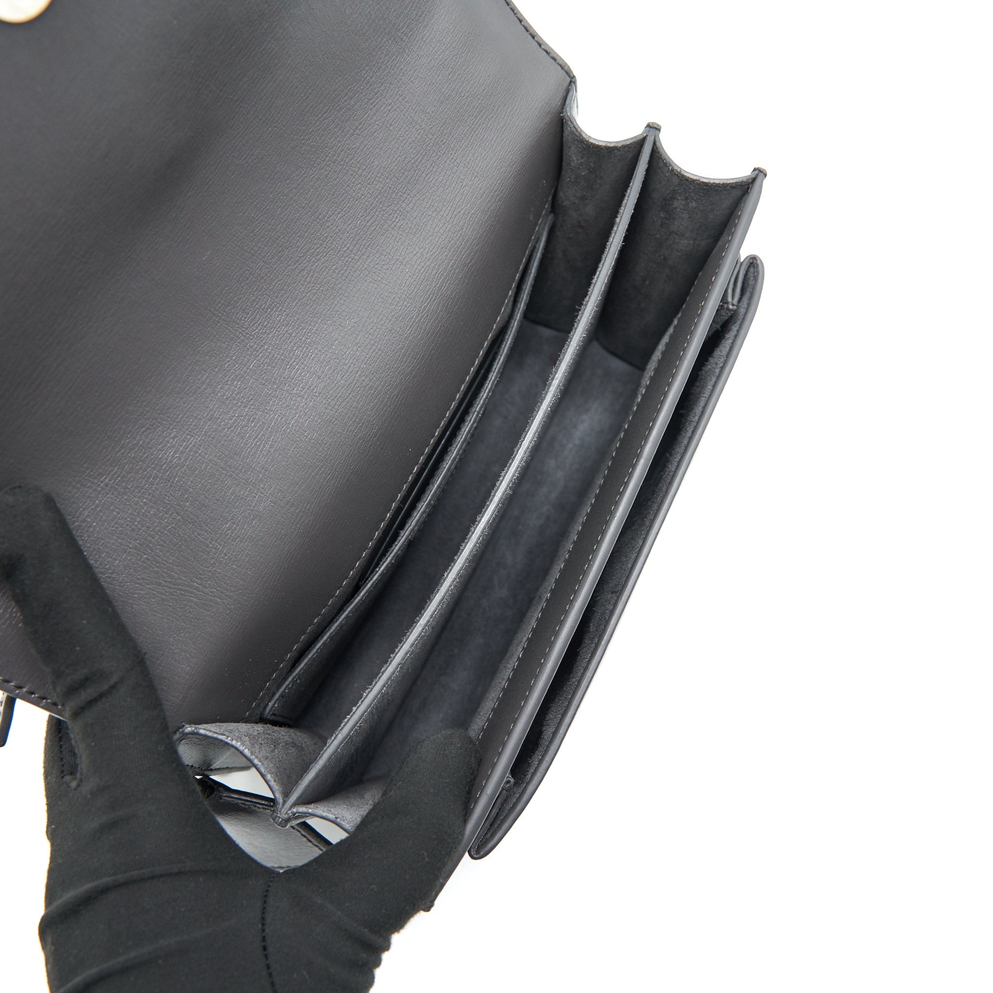 SAINT LAURENT MEDIUM SUNSET DARK GREY SHW