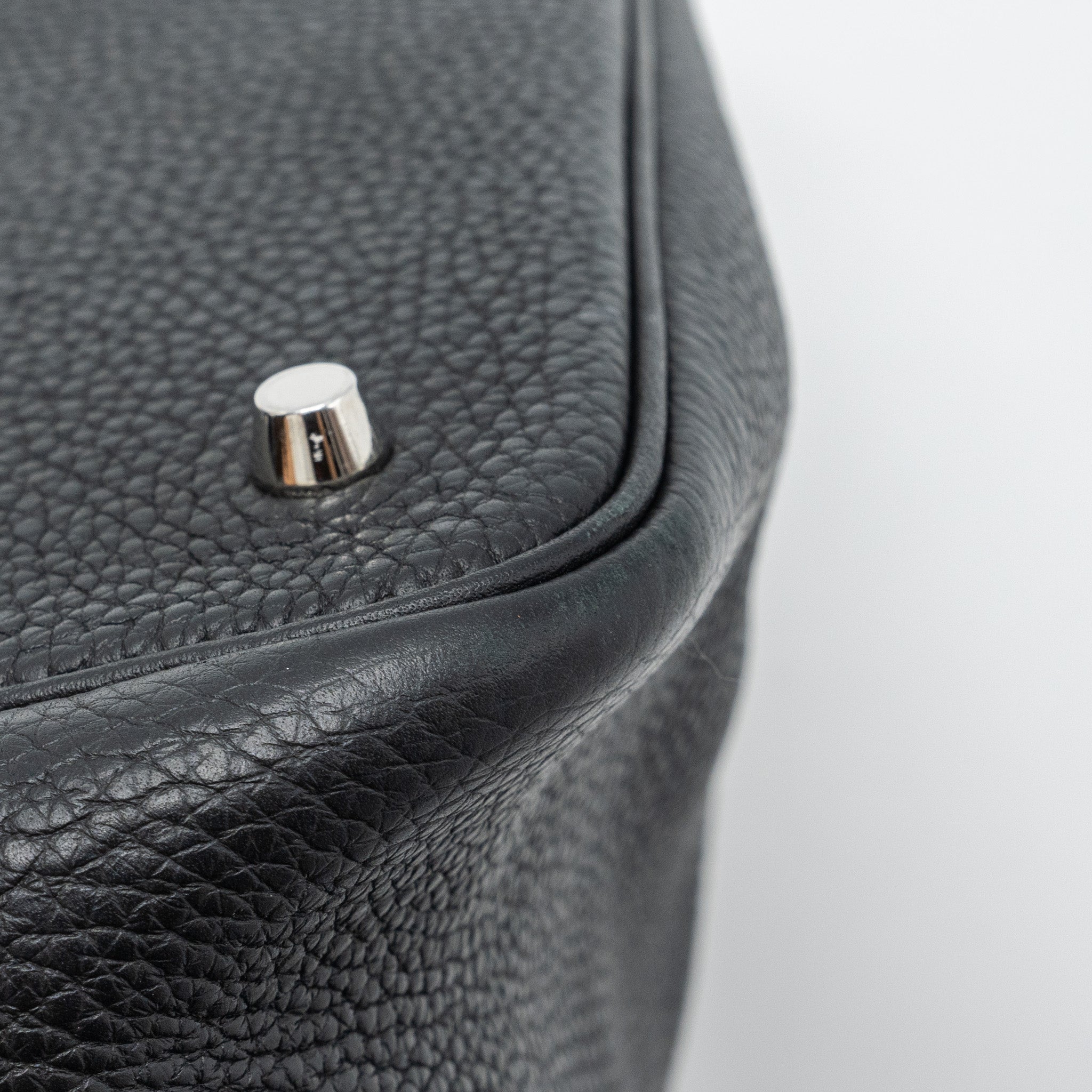 HERMES PICOTIN 22 BAG CLEMENCE BLACK SHW