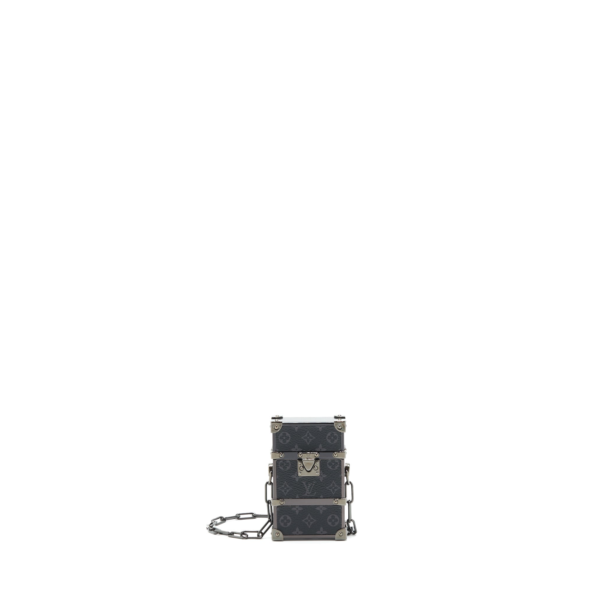 LOUIS VUITTON SUPER MINI TRUNK BOX WITH CHAIN