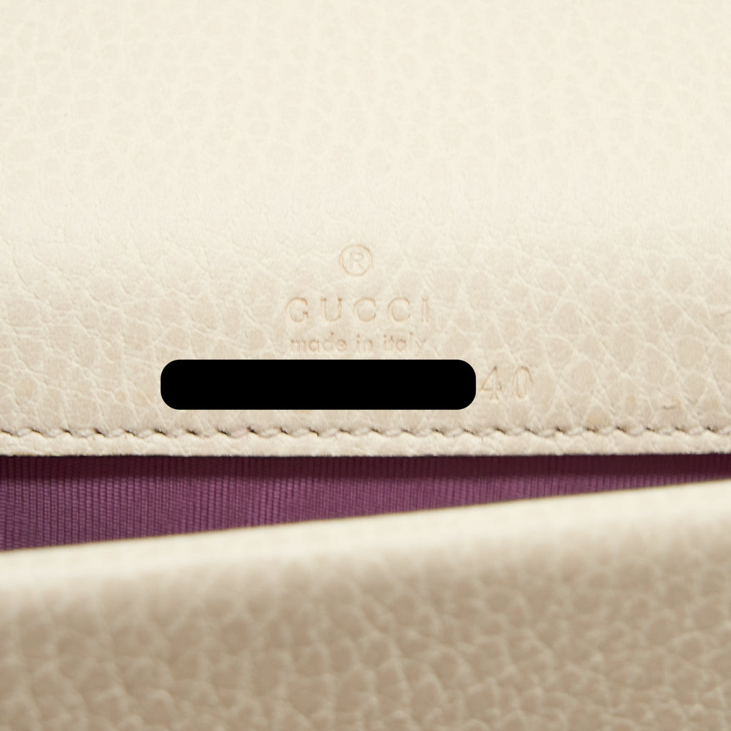 GUCCI SUPER MINI DIONYSUS CALFSKIN WHITE SHW