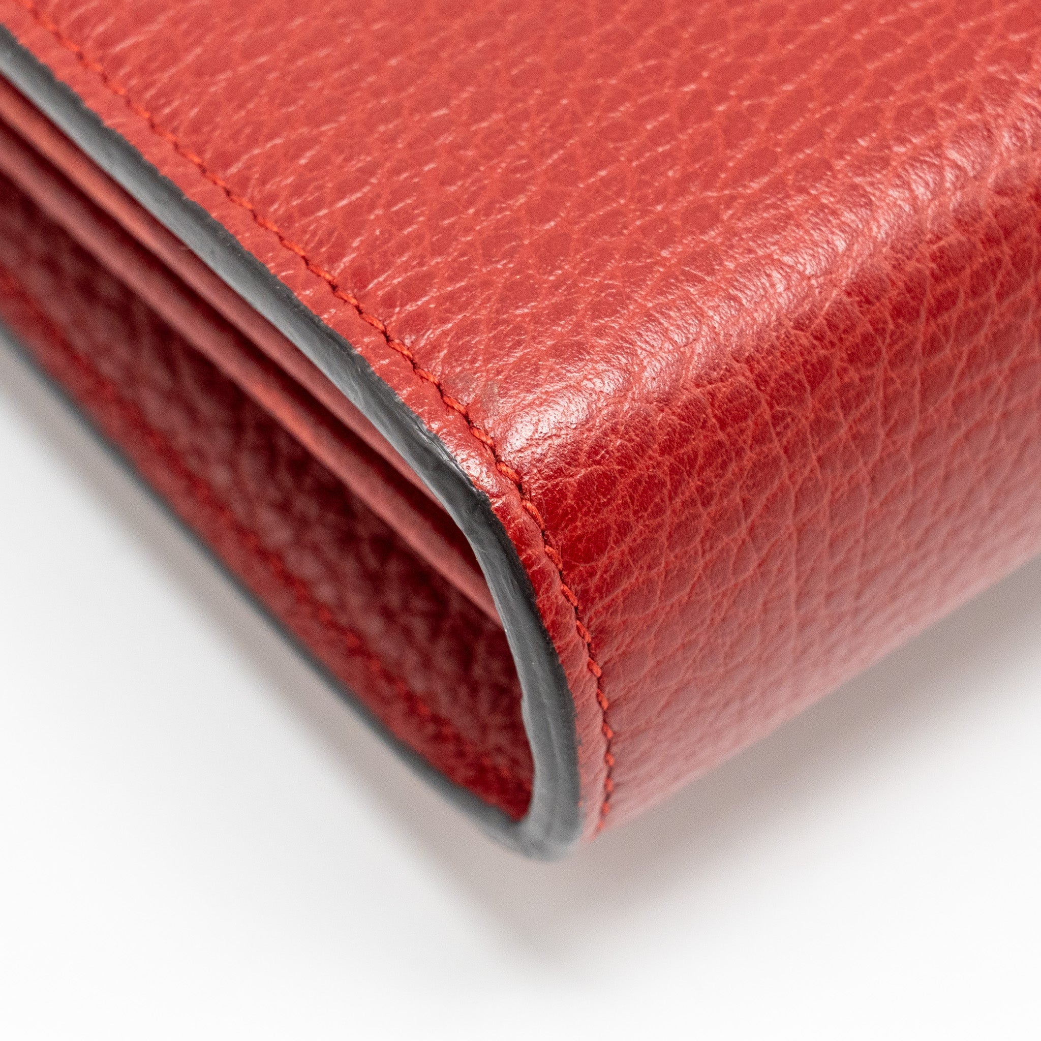 GUCCI DIONYSUS WALLET ON CHAIN CALFSKIN RED MULTICOLOUR HARDWARE