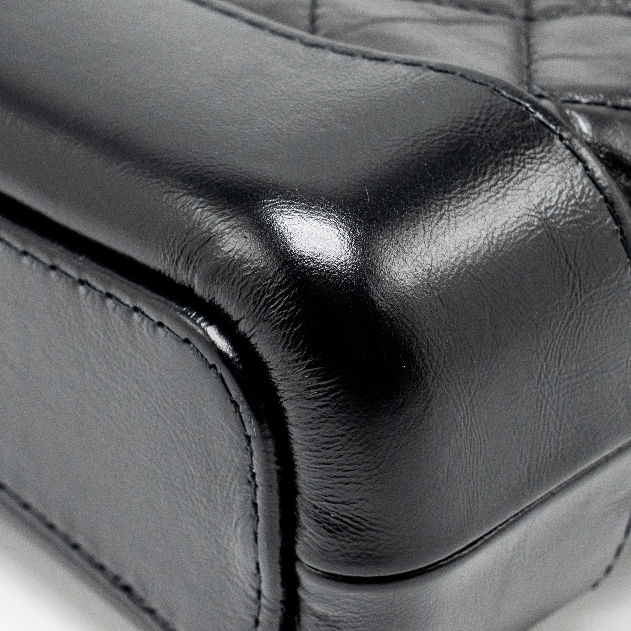 CHANEL SMALL GABRIELLE HOBO BAG AGED CALFSKIN SO BLACK