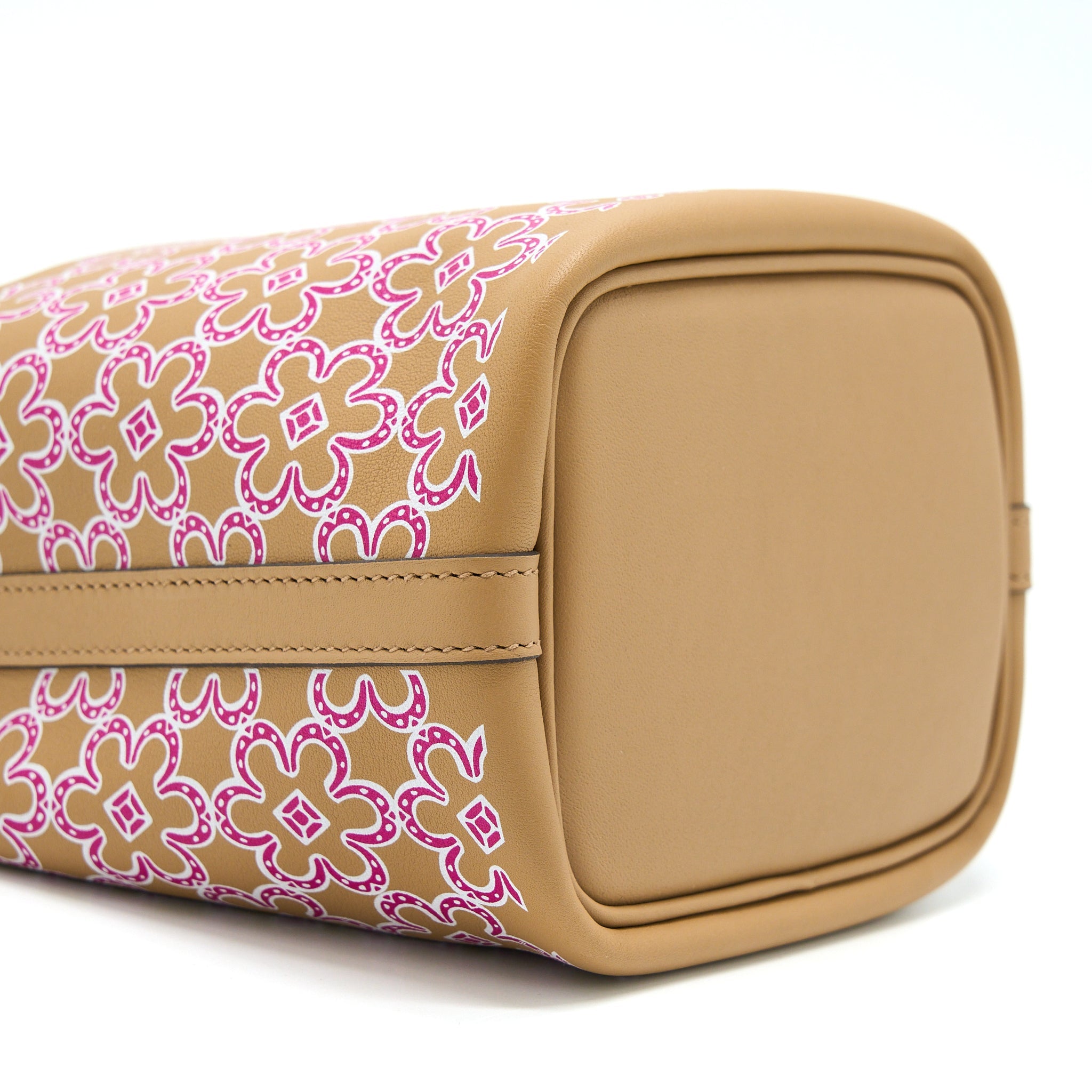 HERMES MICRO LUCKY DAISY PICOTIN 14 SWIFT CHAI/ROSE/BLANC SHW