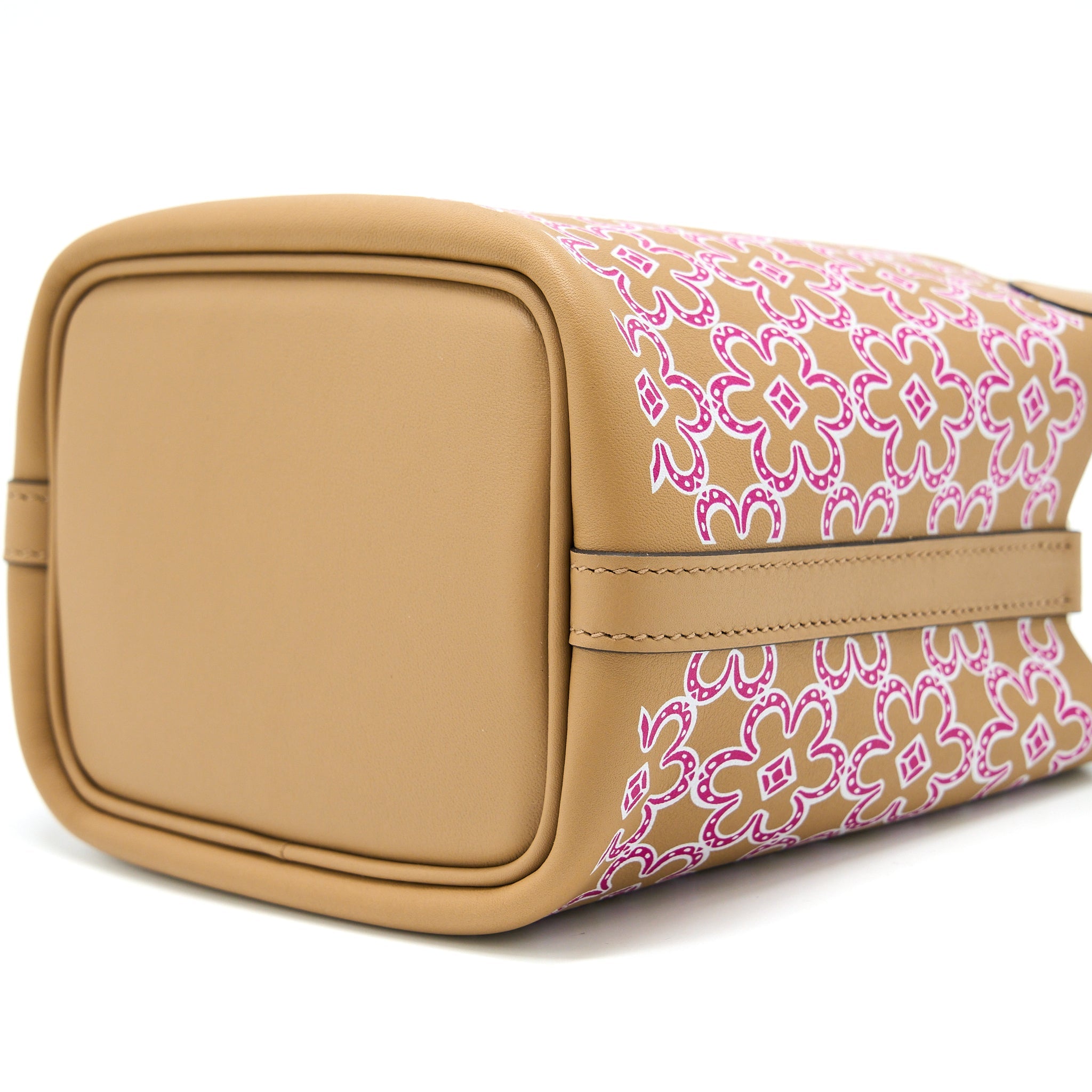 HERMES MICRO LUCKY DAISY PICOTIN 14 SWIFT CHAI/ROSE/BLANC SHW