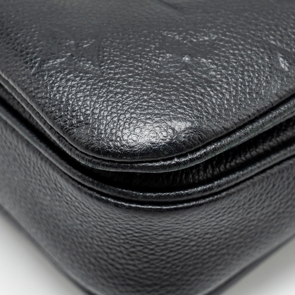 LOUIS VUITTON POCHETTE METIS MONOGRAM EMPREINTE BLACK GHW