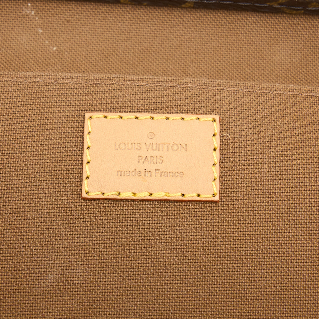 LOUIS VUITTON PETIT SAC PLAT MONOGRAM CANVAS GHW
