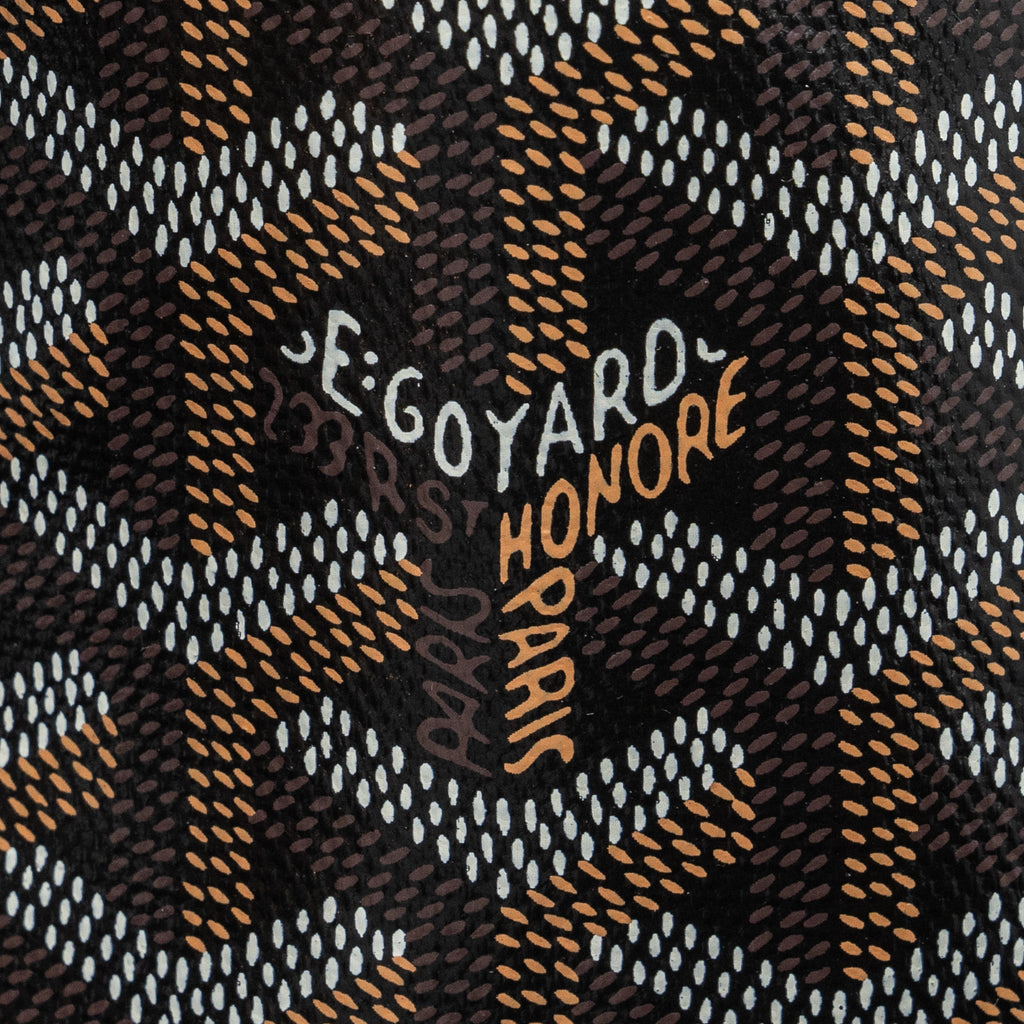 GOYARD ANJOU MINI BAG CANVAS/CALFSKIN BLACK SHW