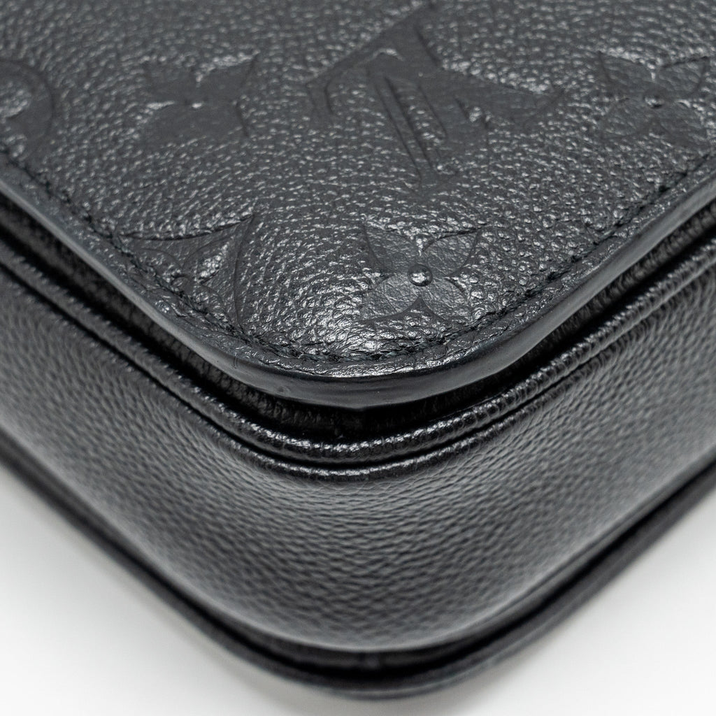 LOUIS VUITTON POCHETTE METIS MONOGRAM EMPREINTE BLACK GHW