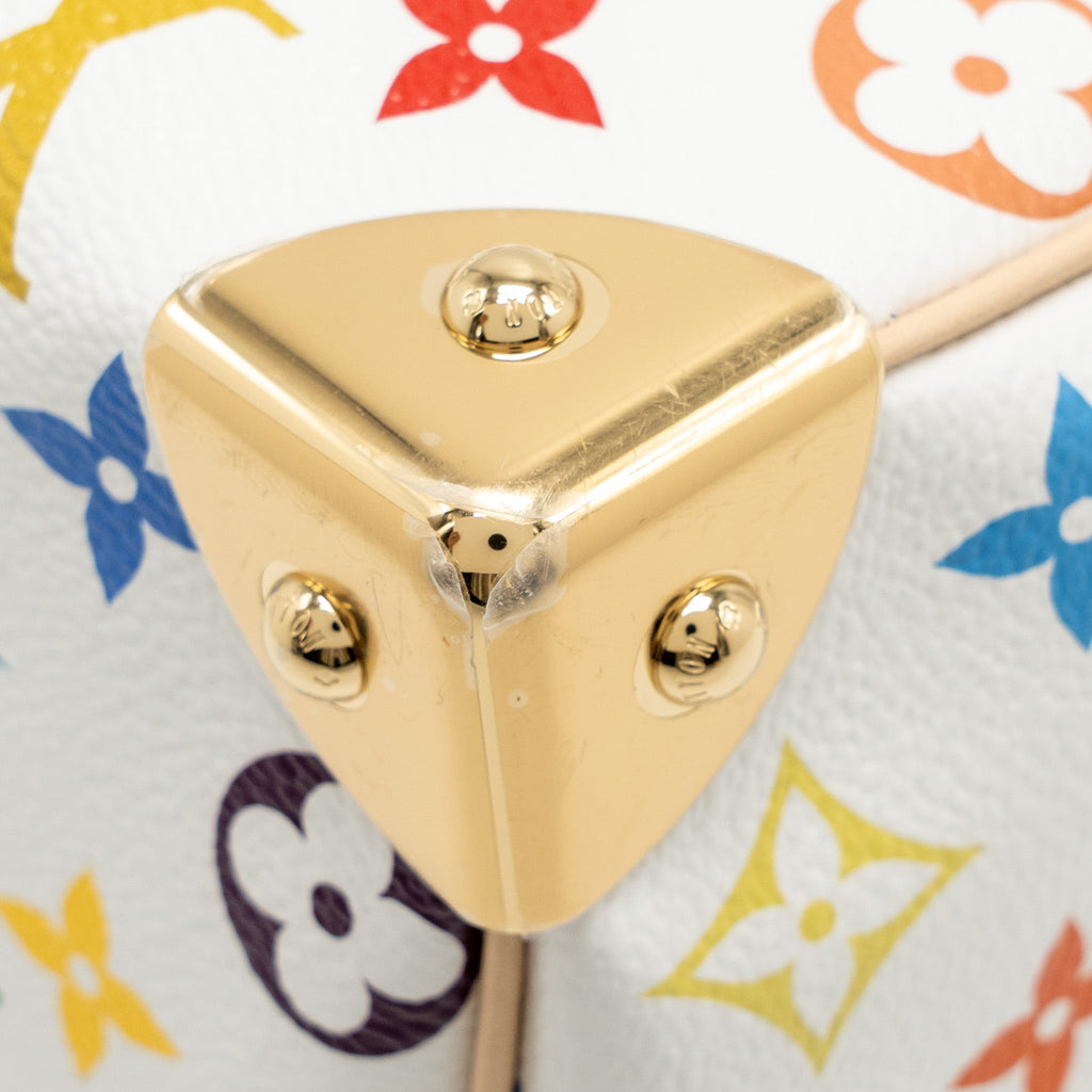 LOUIS VUITTON X TAKASHI MURAKAMI SPEEDY BANDOULIÈRE 25 MONOGRAM CANVAS WHITE/ MULTICOLOUR GHW