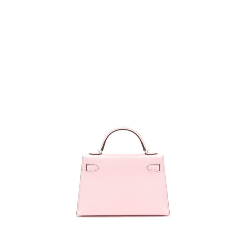 HERMES MINI KELLY Ⅱ CHEVRE 3Q ROSE SAKURA SHW