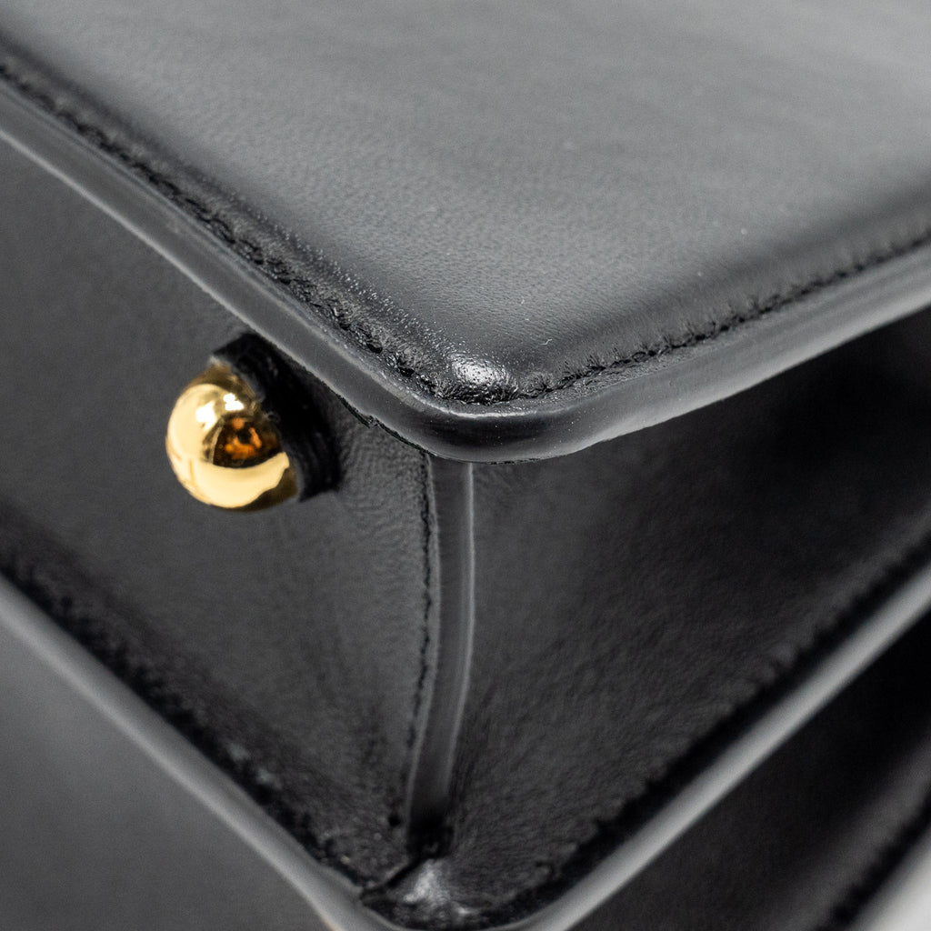 FENDI PEEKABOO ISEEU PETIT LAMBSKIN BLACK GHW