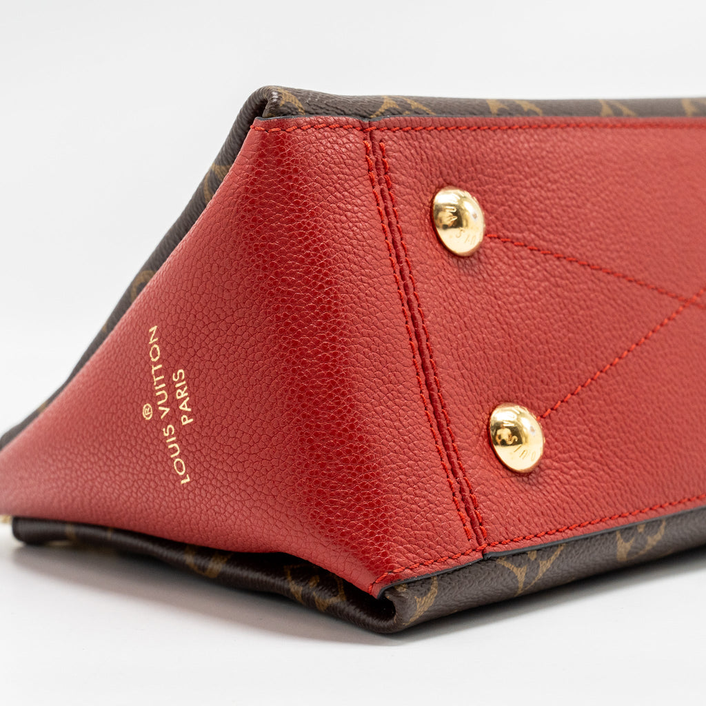 LOUIS VUITTON SURENE BB MONOGRAM CANVAS RED GHW