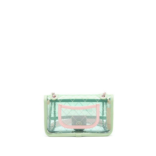 CHANEL PVC COCO SPLASH MINI FLAP BAG MULTI COLOUR
