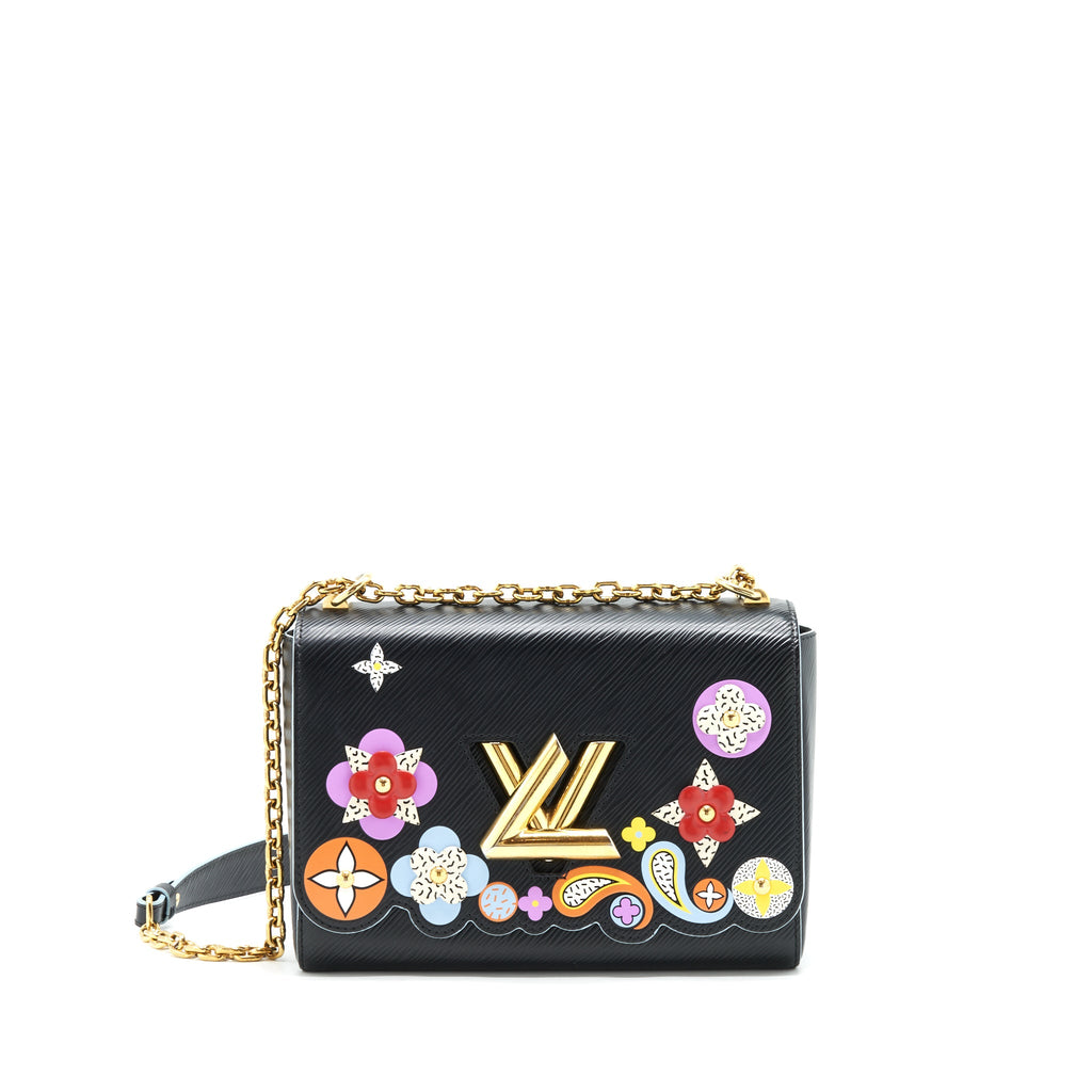 LOUIS VUITTOM LIMITED EDITION TWIST BAG BLACK GHW