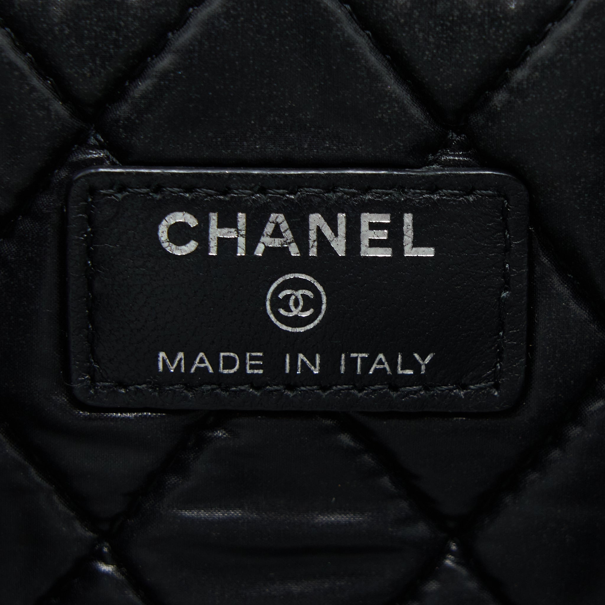 CHANEL BOY CLUTCH LAMBSKIN BLACK SHW