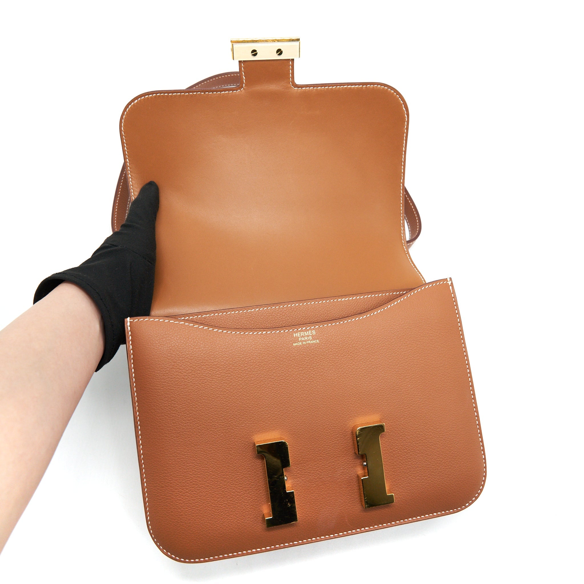 HERMES CONSTANCE 24 EVERCOLOR GOLD GHW