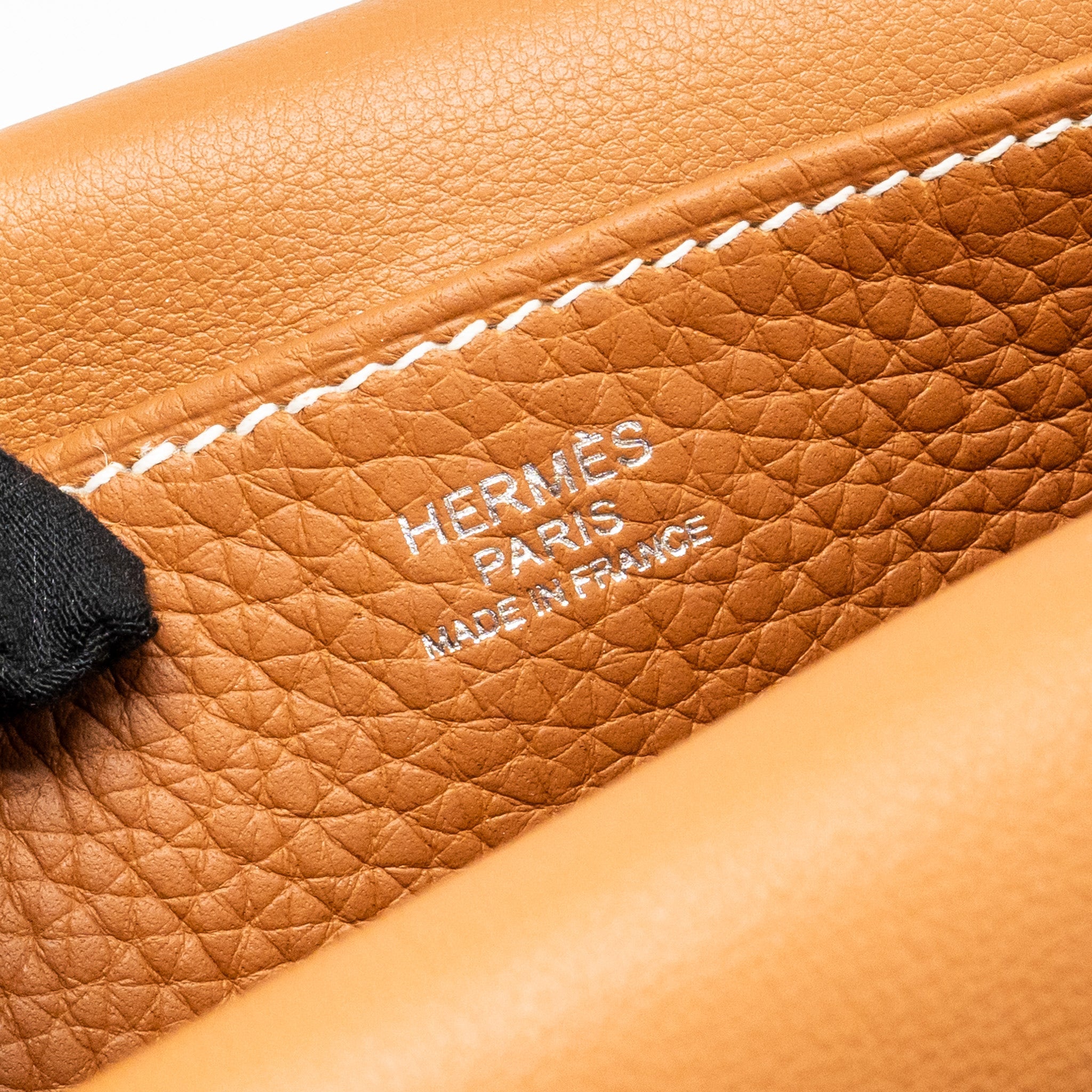 HERMES HALZAN 25 CLEMENCE GOLD SHW